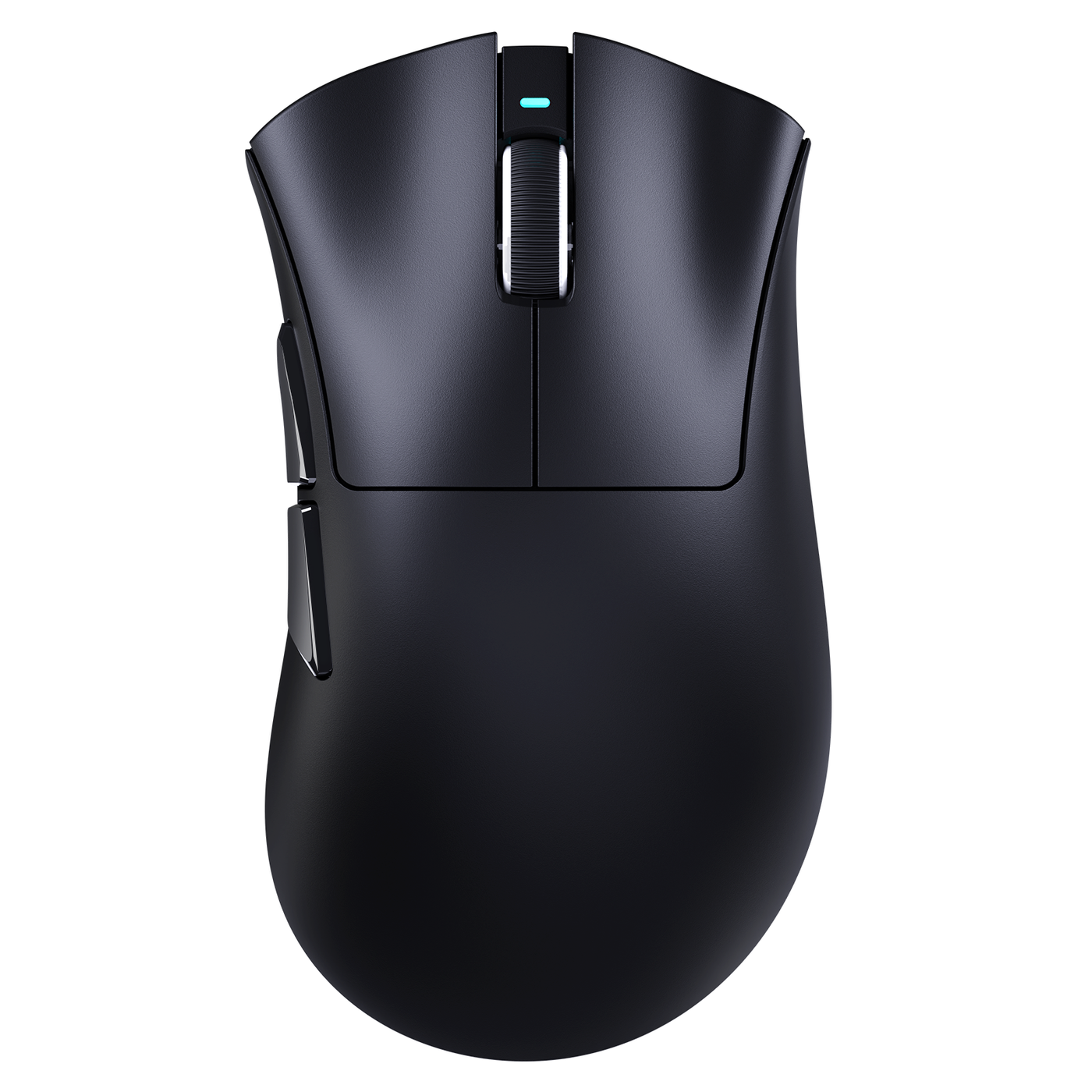 A gaming mouse presented in a clean desktop setup for evaluating its overall physical design and everyday usability.