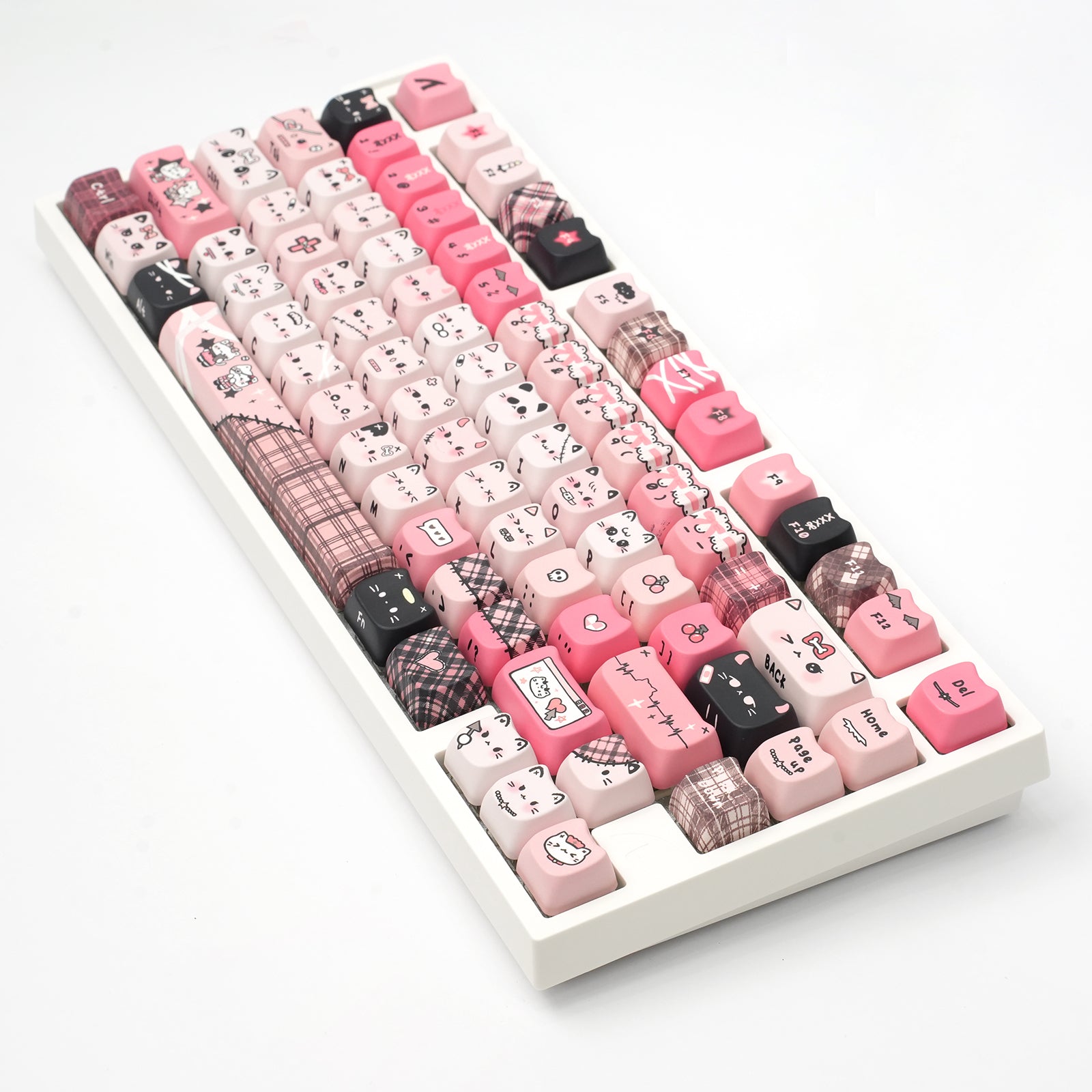 ATTACK SHARK SK05, 118/119 touches, touches en PBT, profil MOA, ANSI