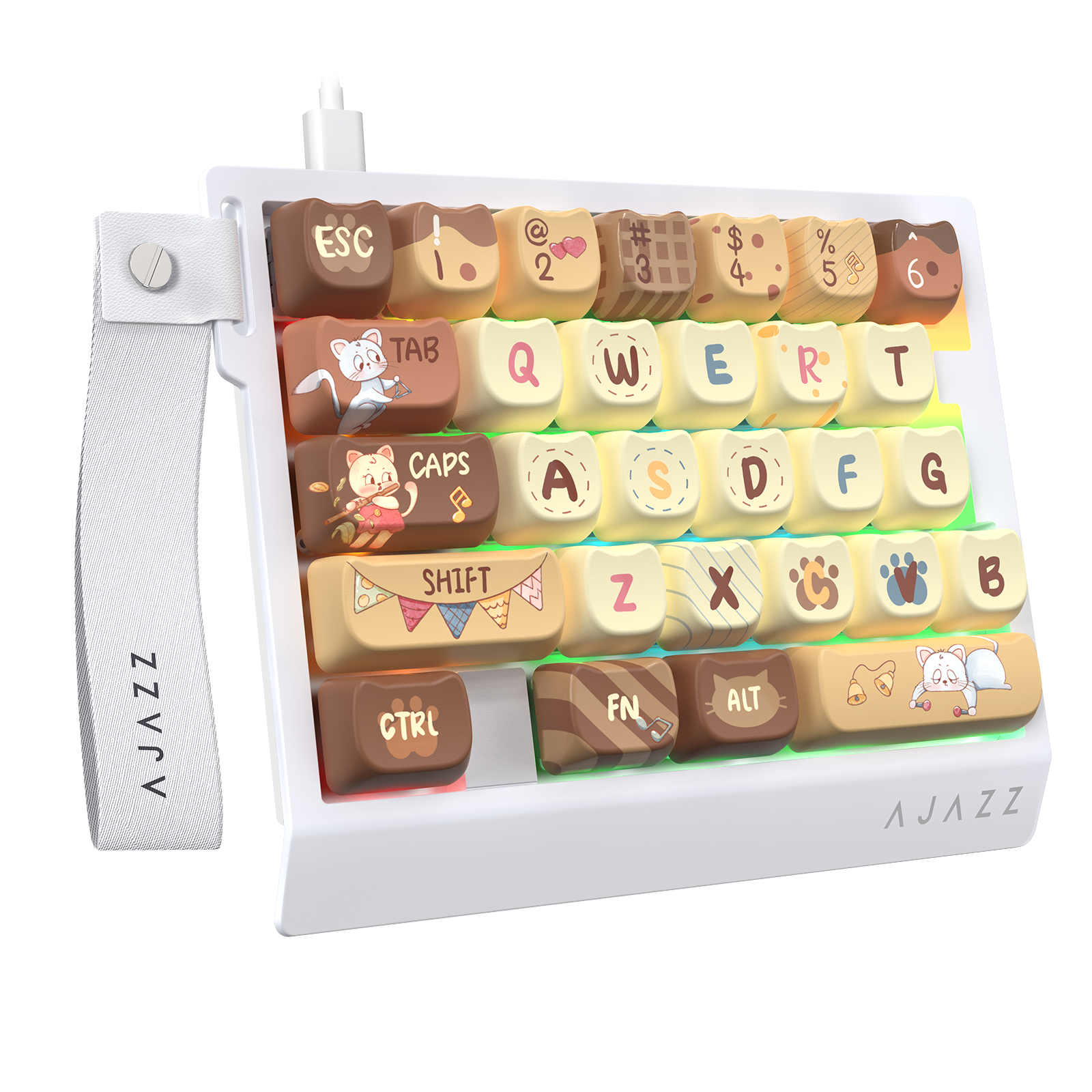 Clavier de jeu filaire à une main ATTACK SHARK X AJAZZ AK029