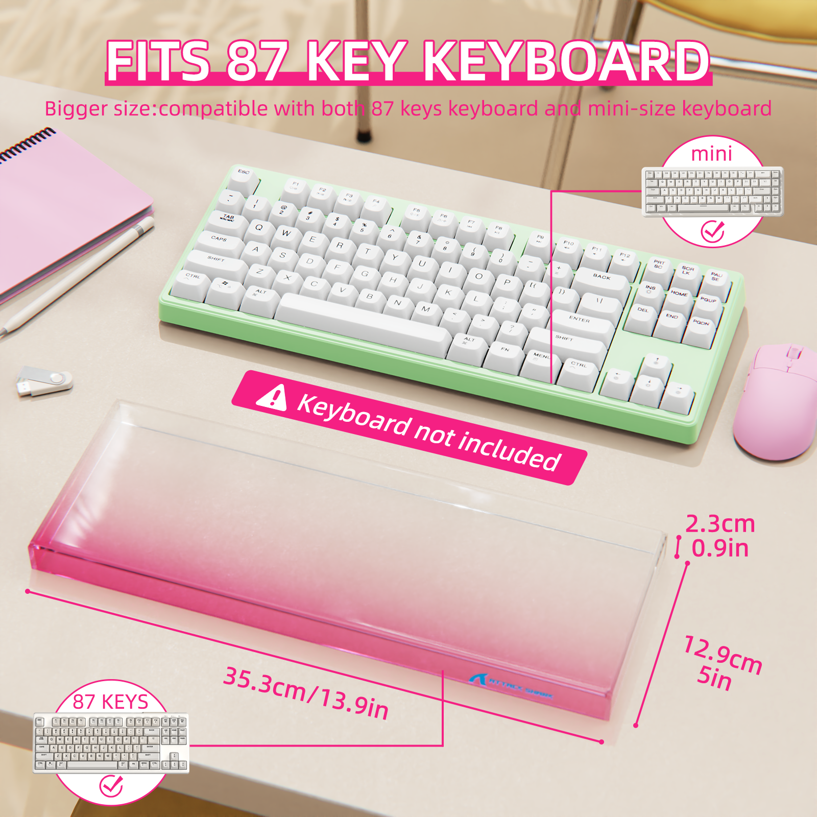 Housse anti-poussière pour clavier 87 touches ATTACK SHARK