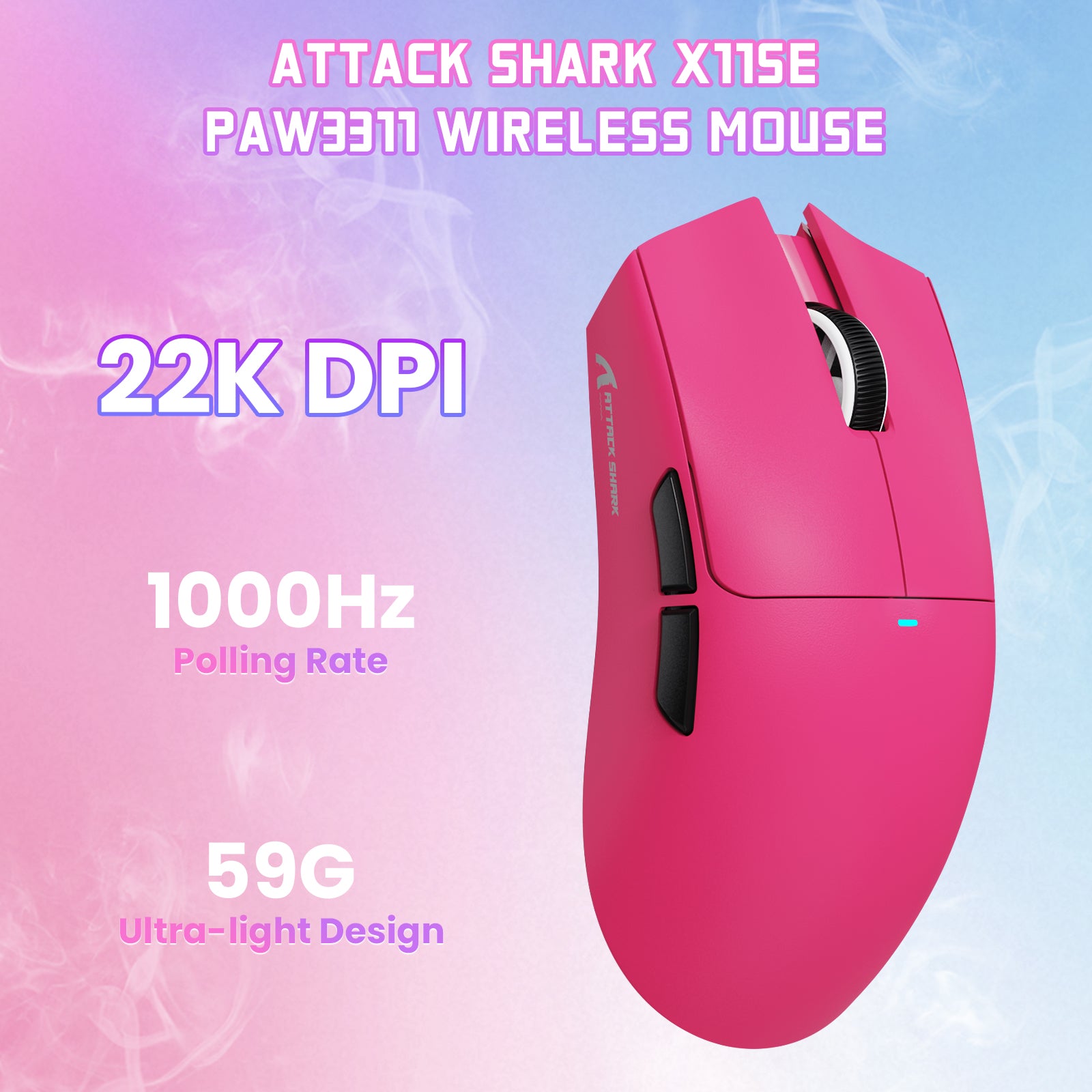 Souris de jeu sans fil ATTACK SHARK X11SE
