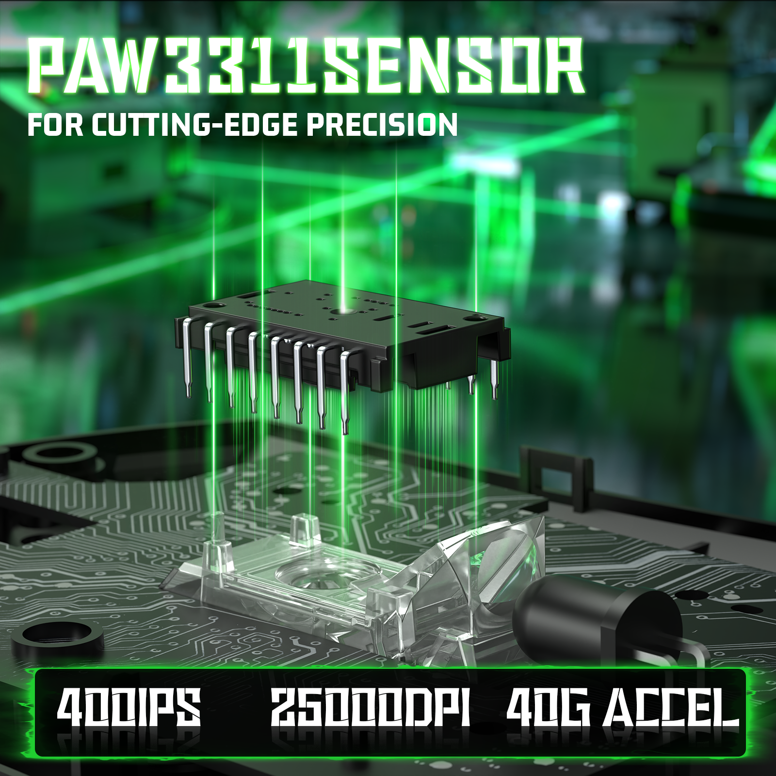 Souris de jeu ultra-légère à trois modes ATTACK SHARK V3