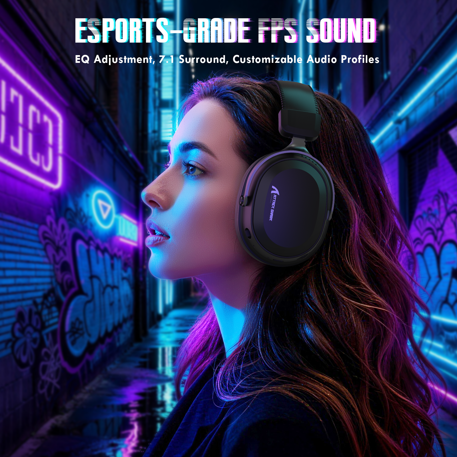 Casque de jeu sans fil ATTACK SHARK L30PRO