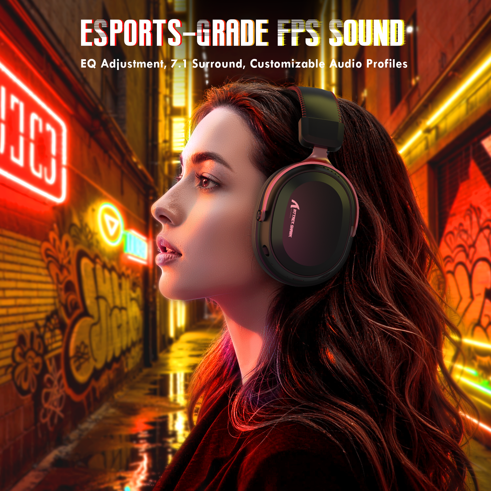 Casque de jeu sans fil ATTACK SHARK L30PRO