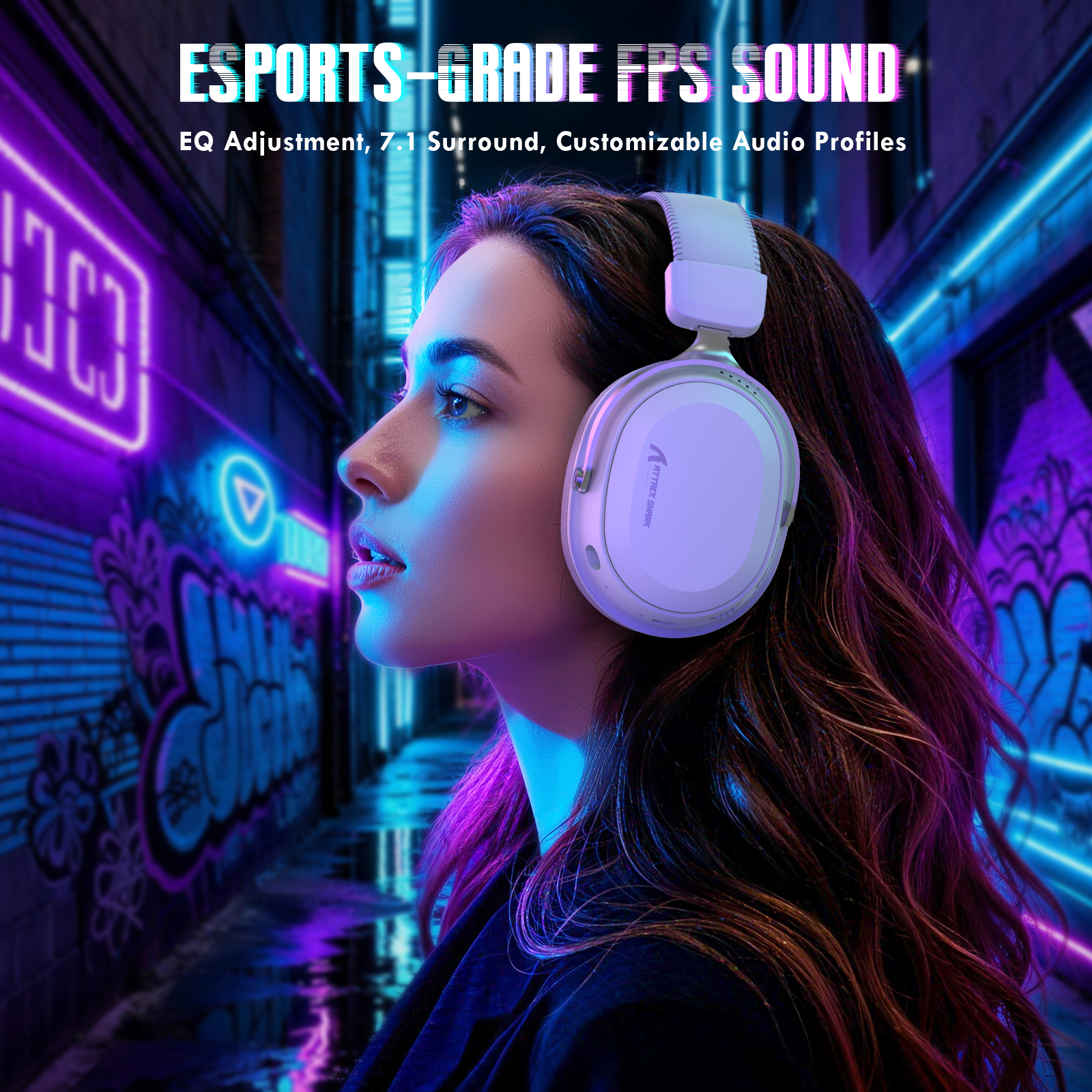Casque de jeu sans fil ATTACK SHARK L30PRO