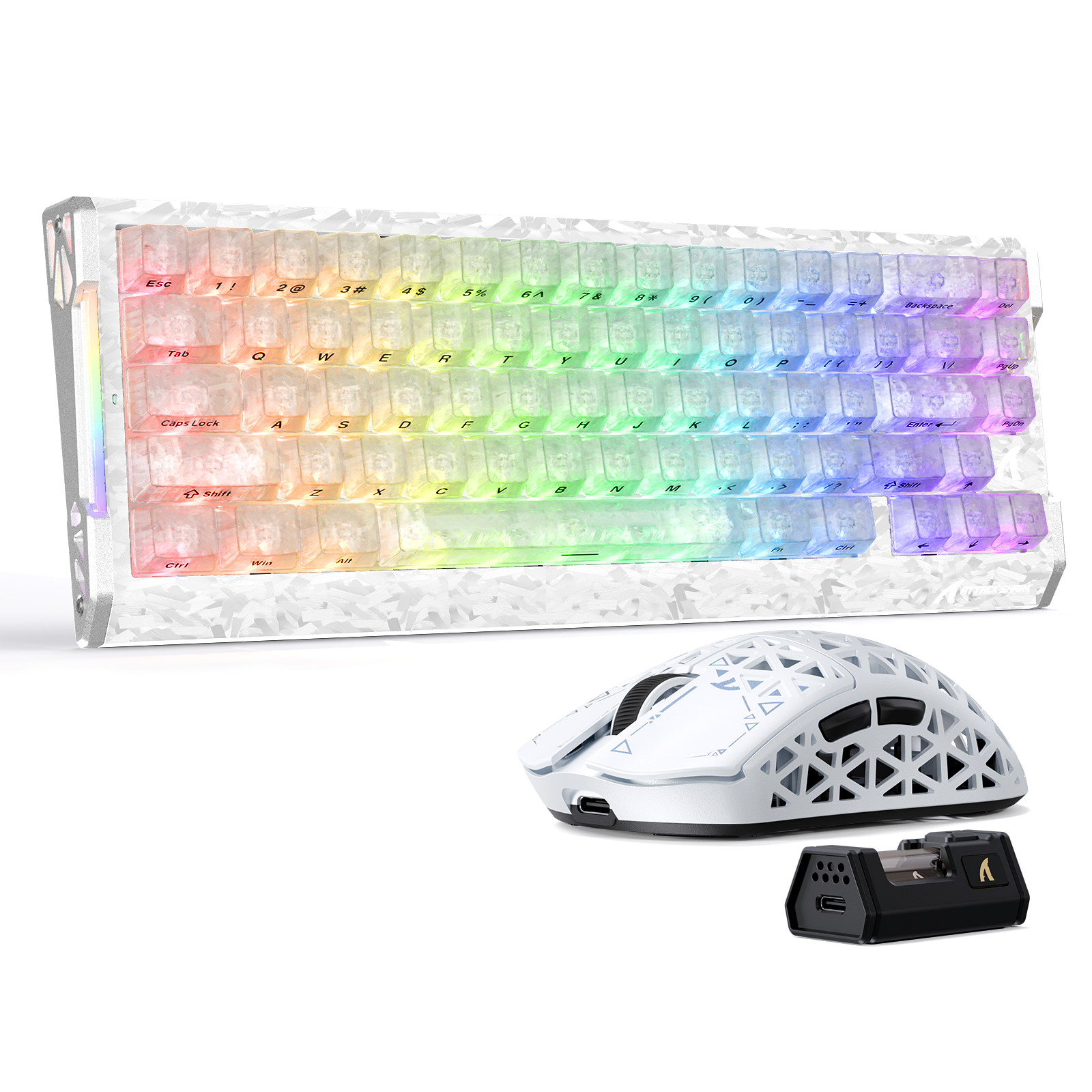 Pack gaming en fibre de carbone ATTACK SHARK R68 HE & R5 ULTRA