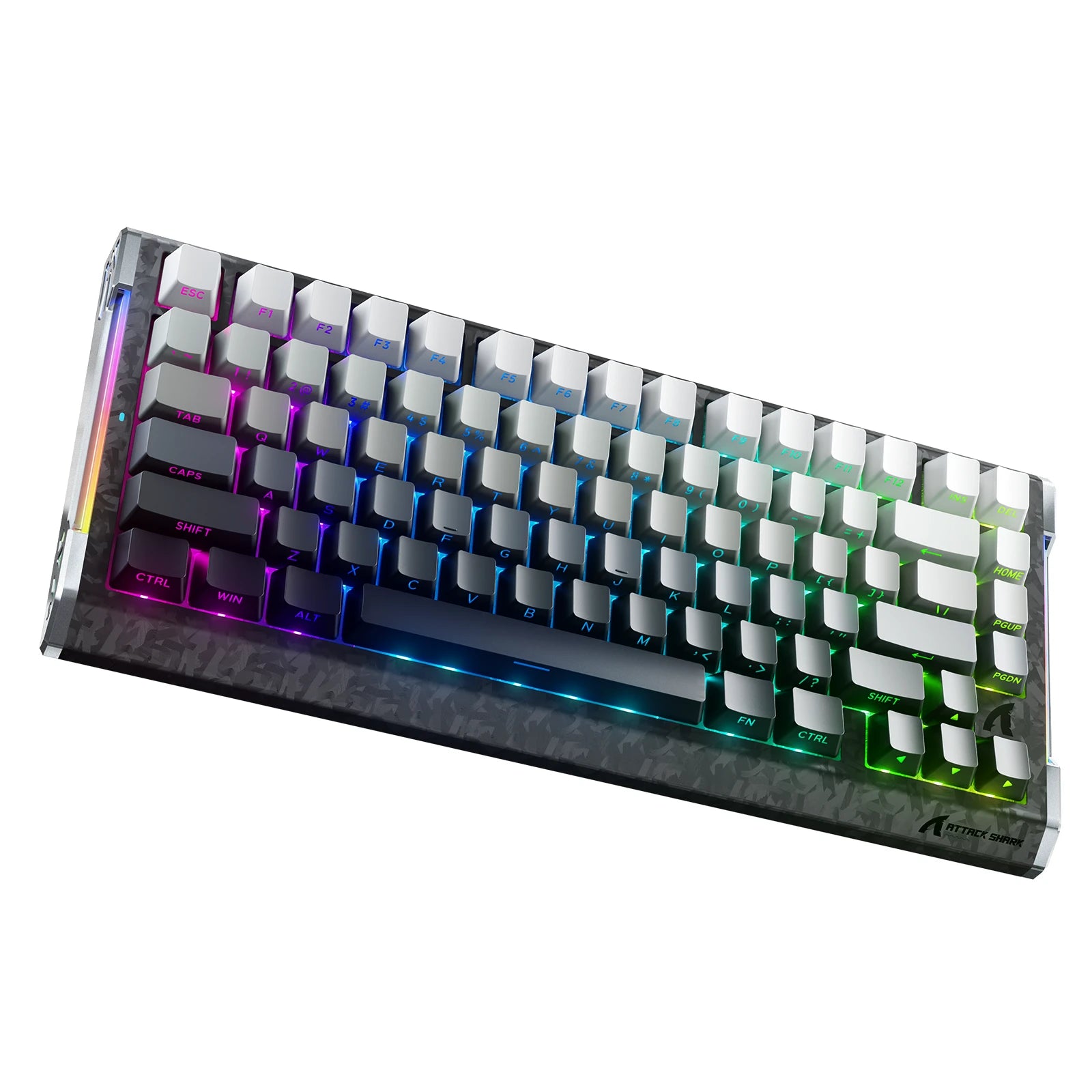 Clavier ATTACK SHARK R86 HE en fibre de carbone à déclenchement rapide et interrupteurs magnétiques