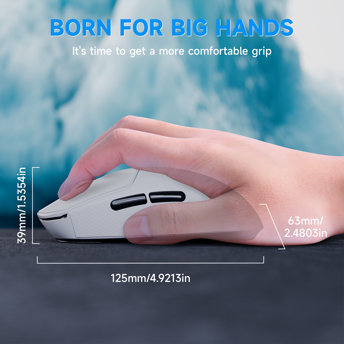 Souris de jeu sans fil tri-mode ATTACK SHARK X8 PLUS avec câble C06 ULTRA