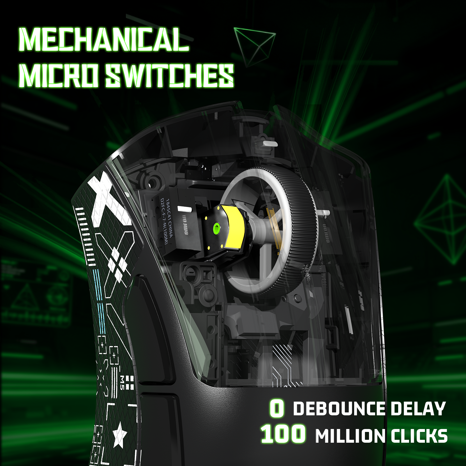 Souris de jeu ultra-légère à trois modes ATTACK SHARK V3