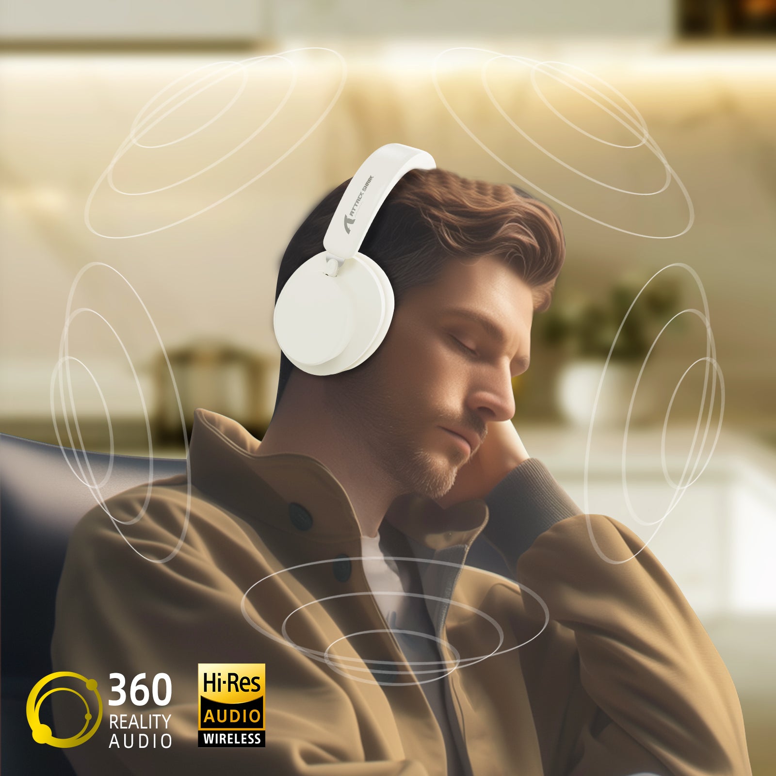 ATTACK SHARK G500 gaming headset with Hi-Res Audio