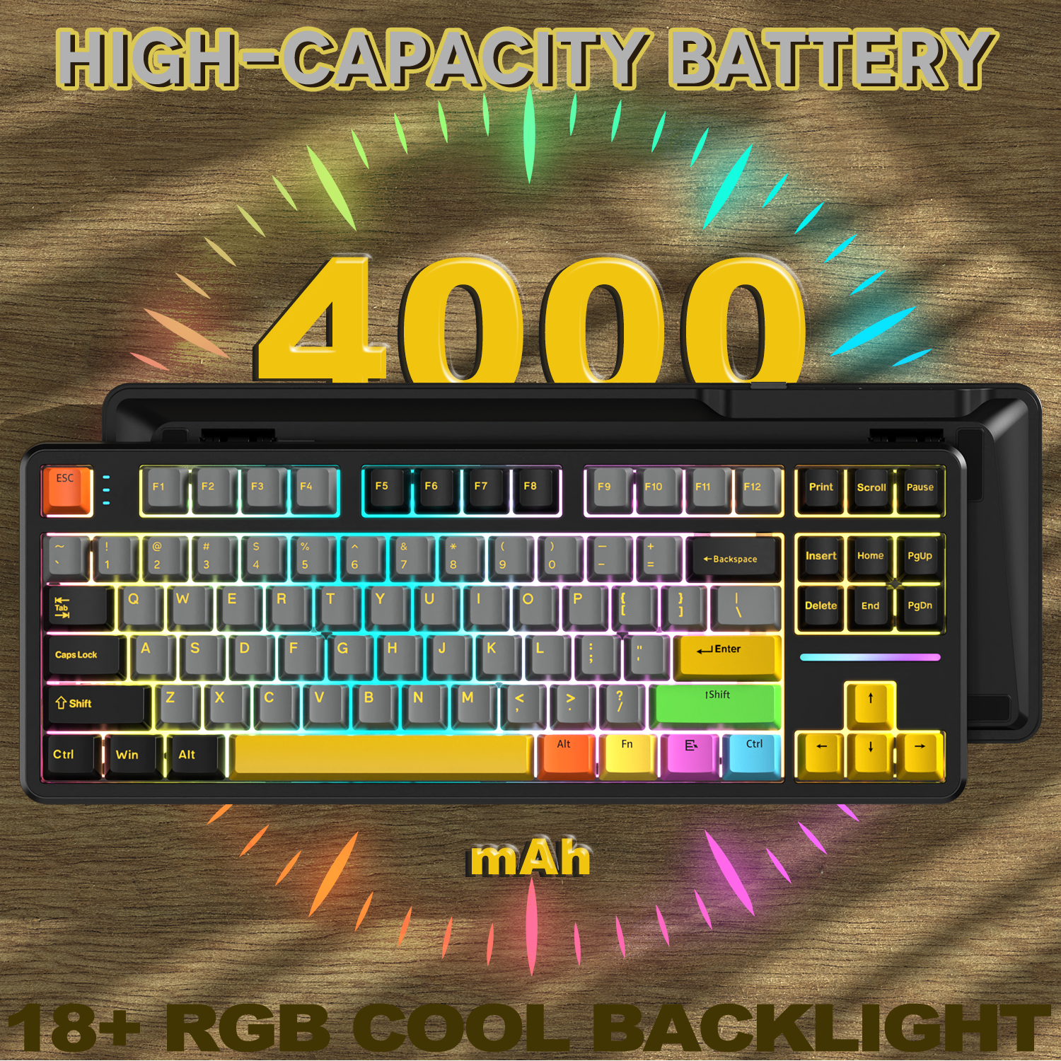 Clavier mécanique à joint tri-mode ATTACK SHARK X87