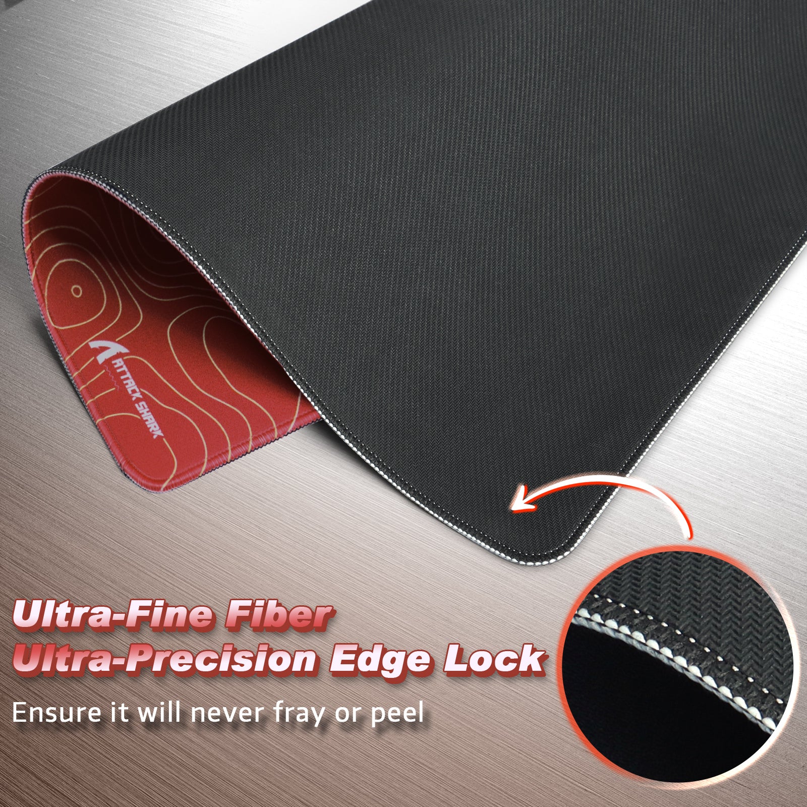 Tapis de souris de jeu eSport ATTACK SHARK CM02