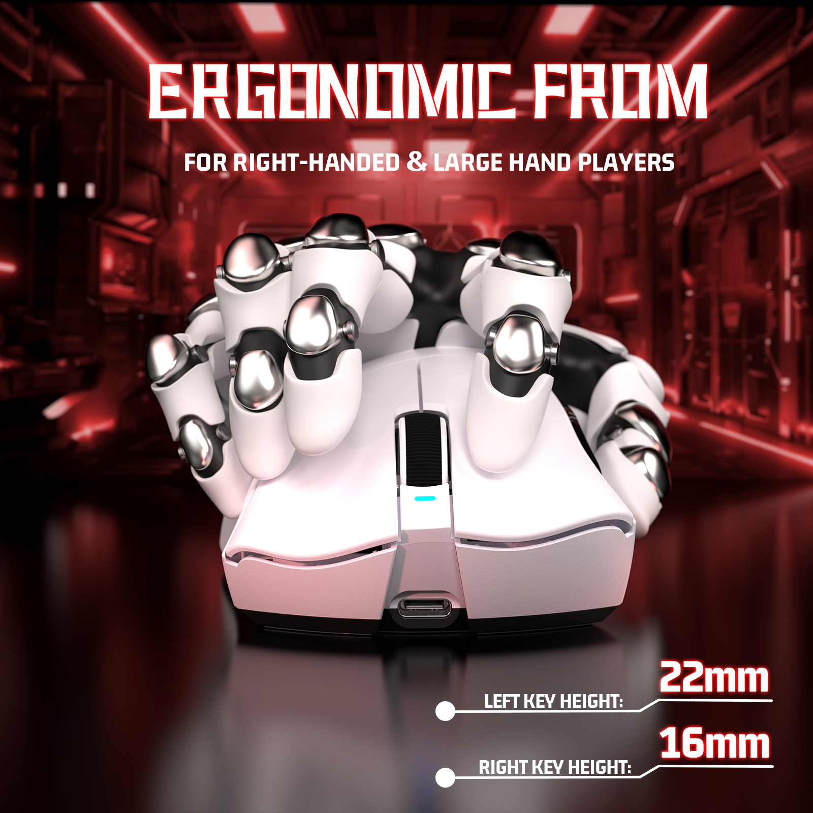 Souris de jeu ultra-légère à trois modes ATTACK SHARK V3