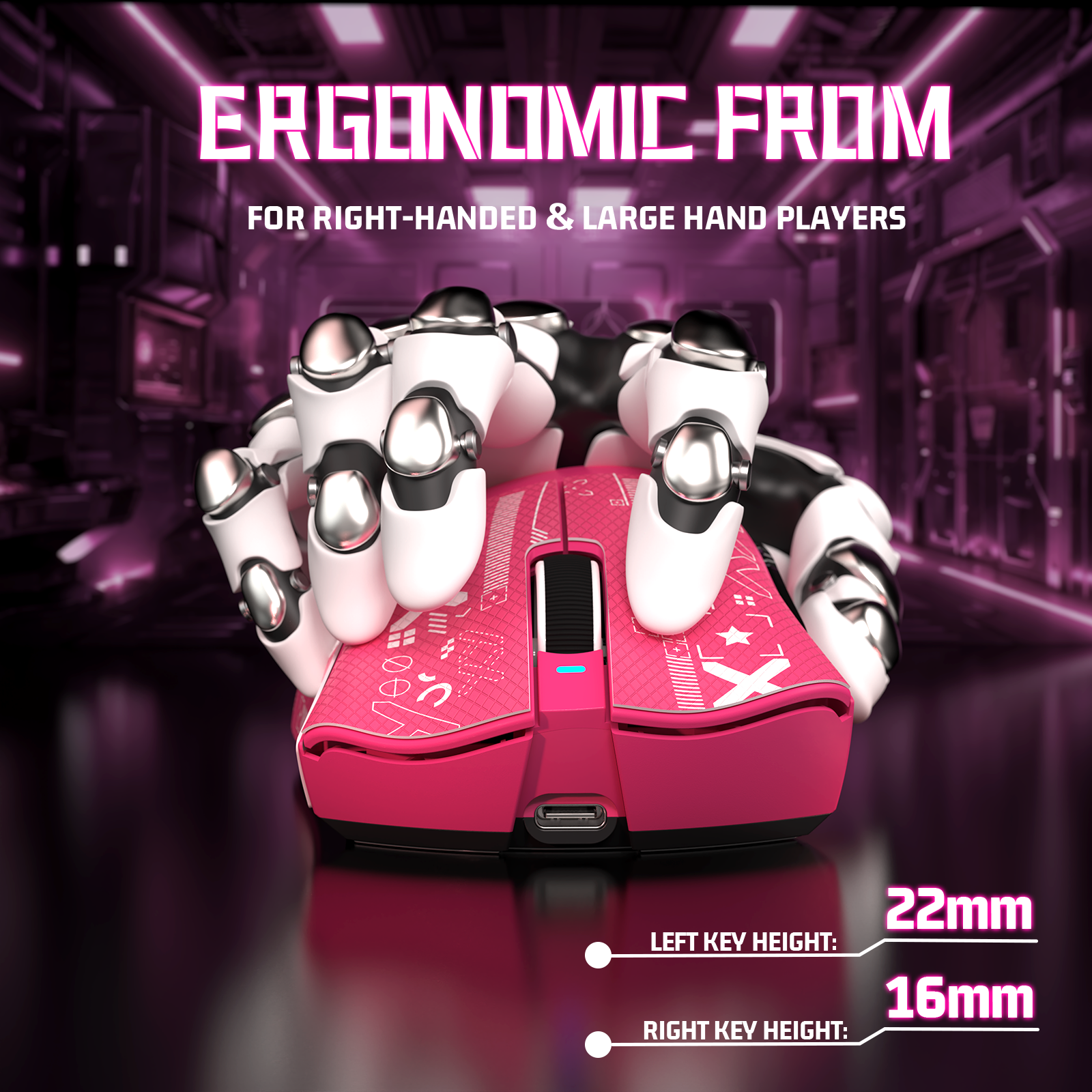 Souris de jeu ultra-légère à trois modes ATTACK SHARK V3