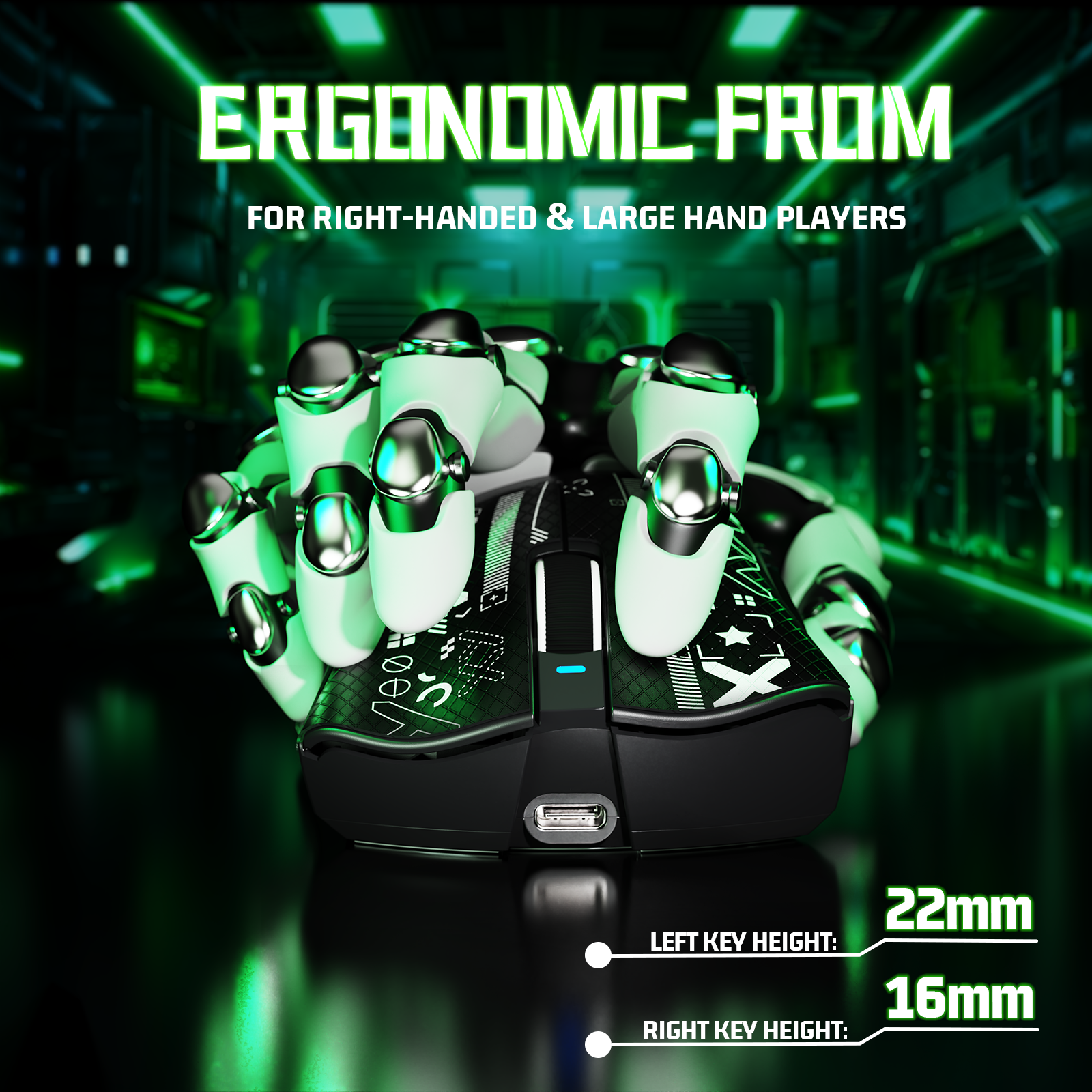 Souris de jeu ultra-légère à trois modes ATTACK SHARK V3