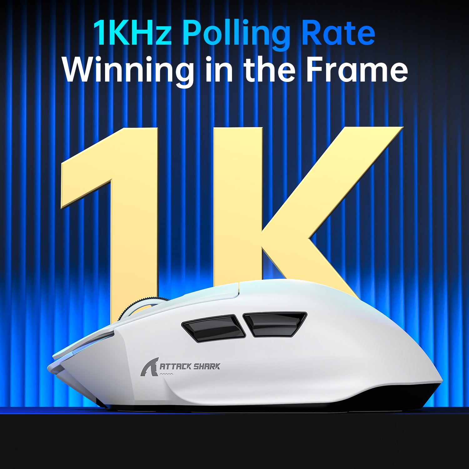 Souris de jeu ultra-légère à trois modes ATTACK SHARK V6