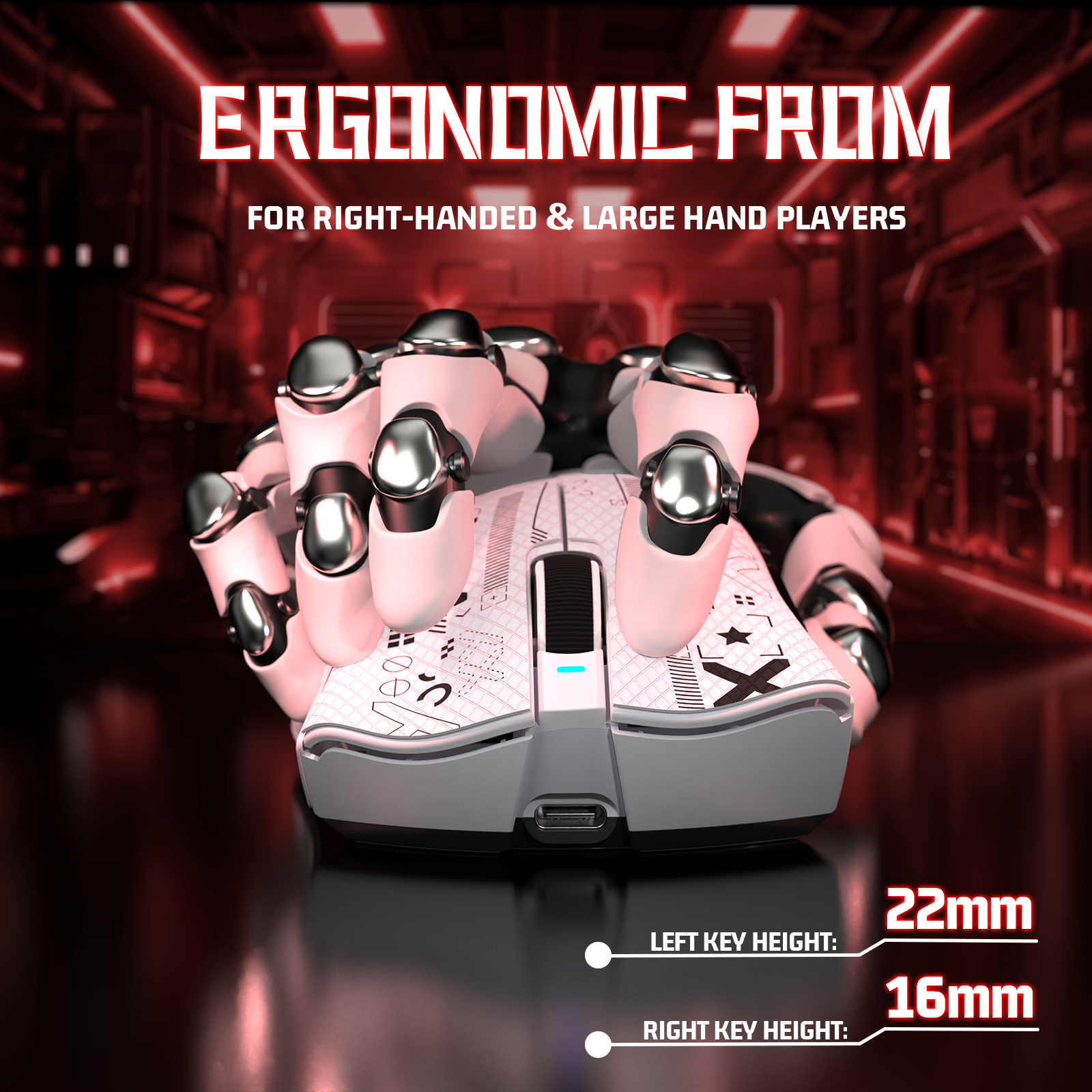 Souris de jeu ultra-légère à trois modes ATTACK SHARK V3