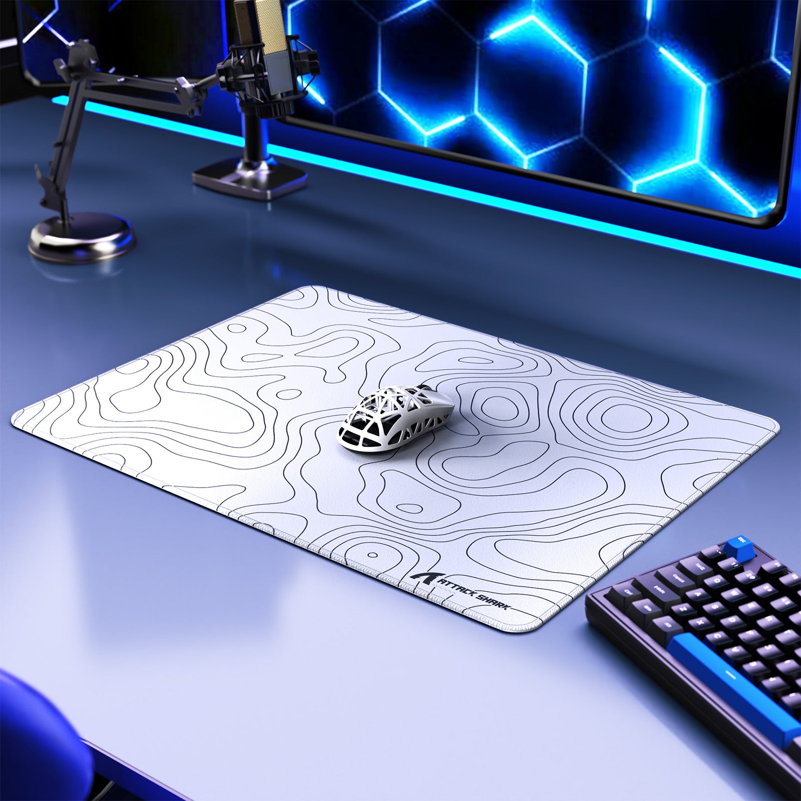 Tapis de Souris Gaming eSport ATTACK SHARK CM02SE (410x310x4 MM)
