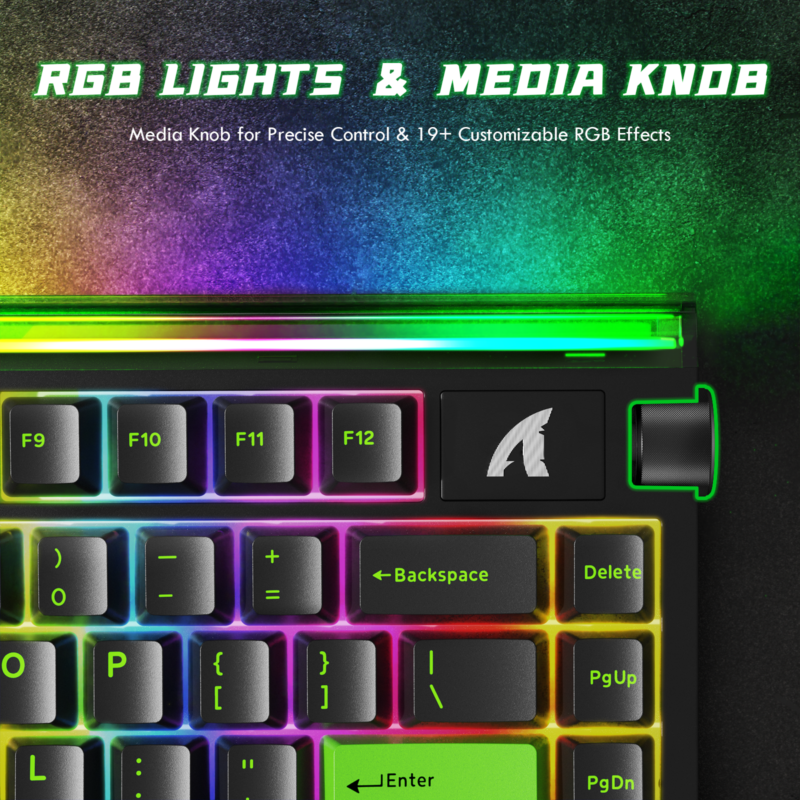 Clavier à déclenchement rapide ATTACK SHARK R85 HE avec interrupteur magnétique et Lightbox personnalisée