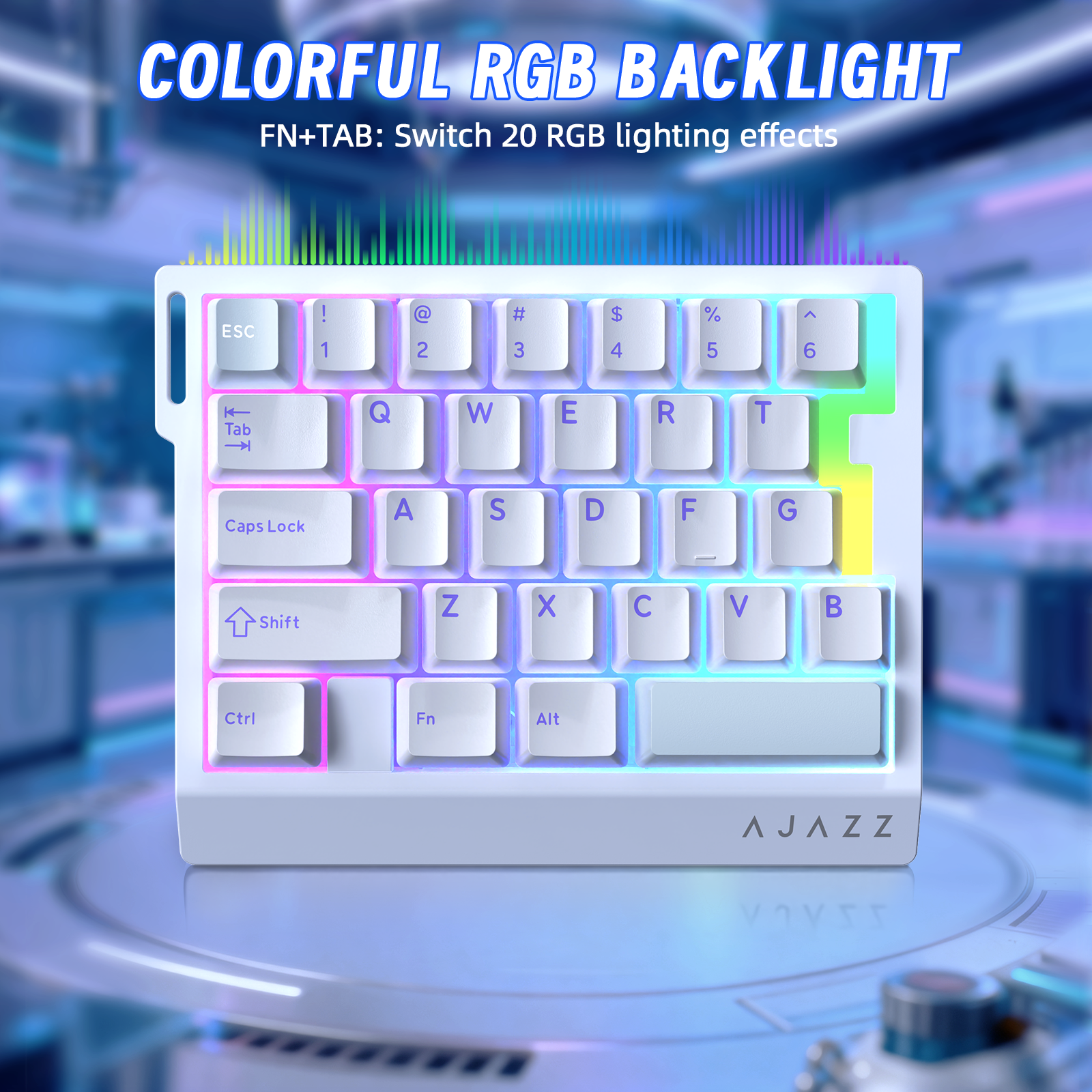 Clavier de jeu filaire à une main ATTACK SHARK X AJAZZ AK029