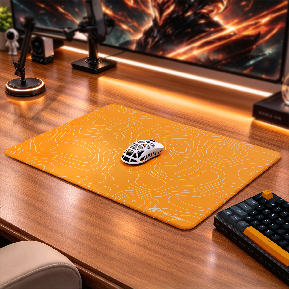 Tapis de souris gaming eSport ATTACK SHARK CM02SE (405x305x4 MM)