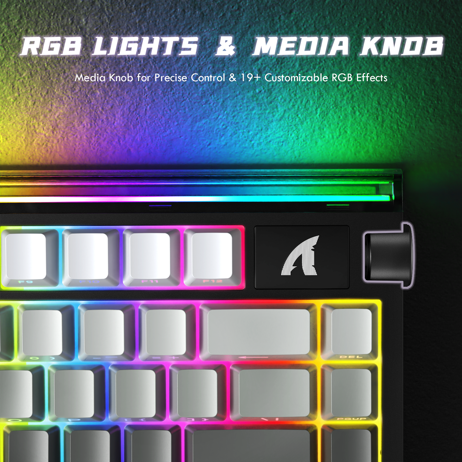 Clavier à déclenchement rapide ATTACK SHARK R85 HE avec interrupteur magnétique et Lightbox personnalisée