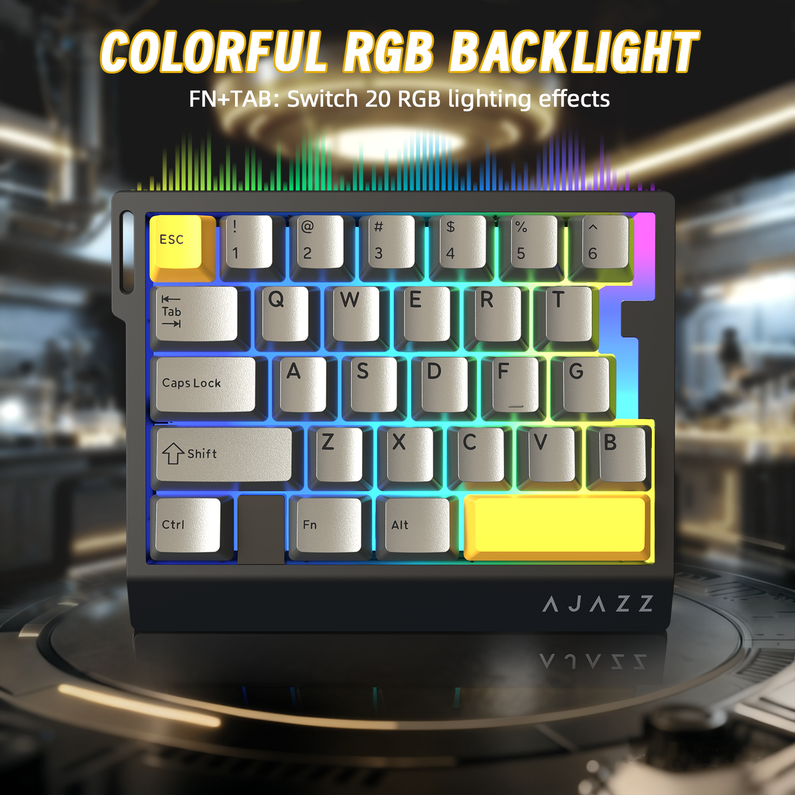 Clavier de jeu filaire à une main ATTACK SHARK X AJAZZ AK029
