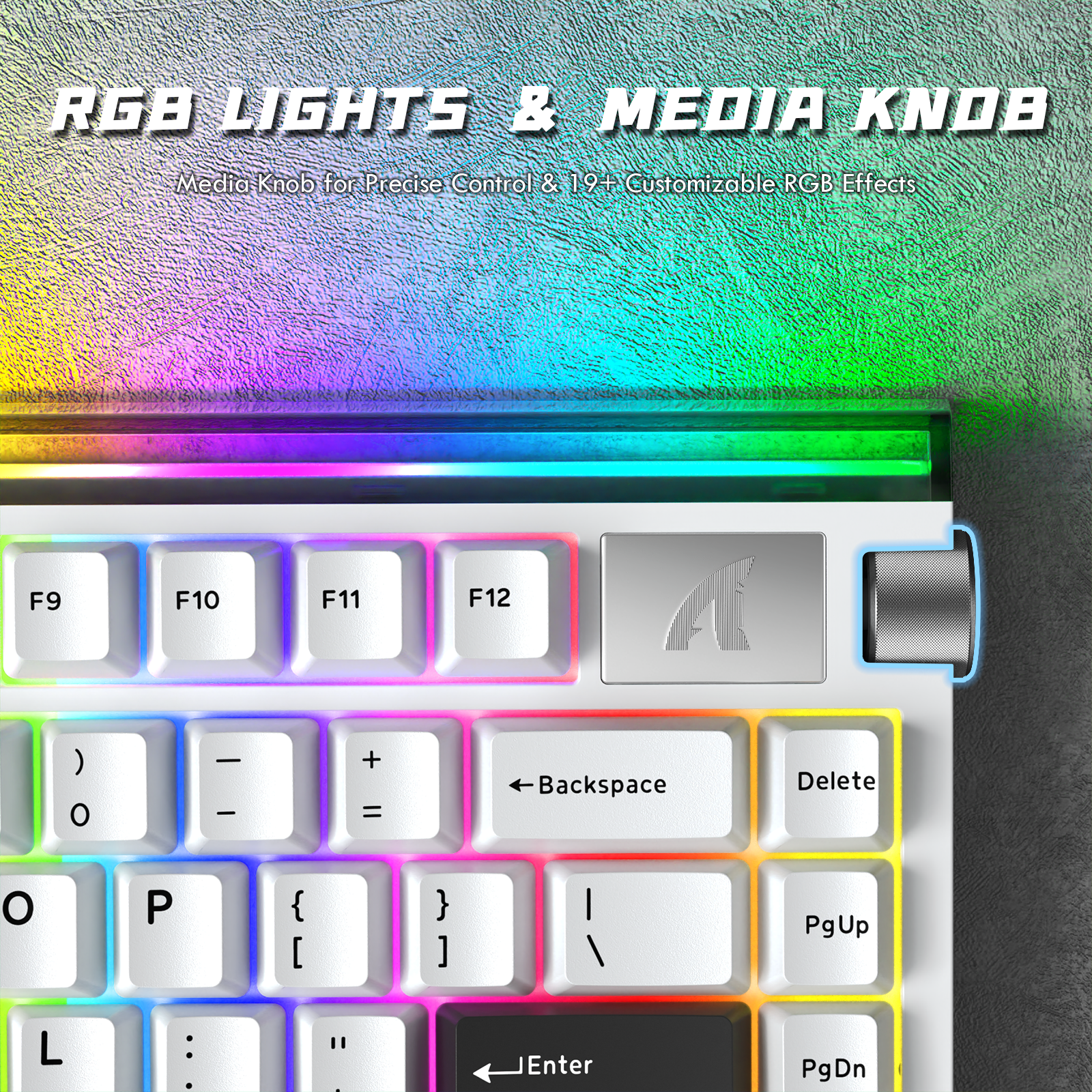 Clavier à déclenchement rapide ATTACK SHARK R85 HE avec interrupteur magnétique et Lightbox personnalisée