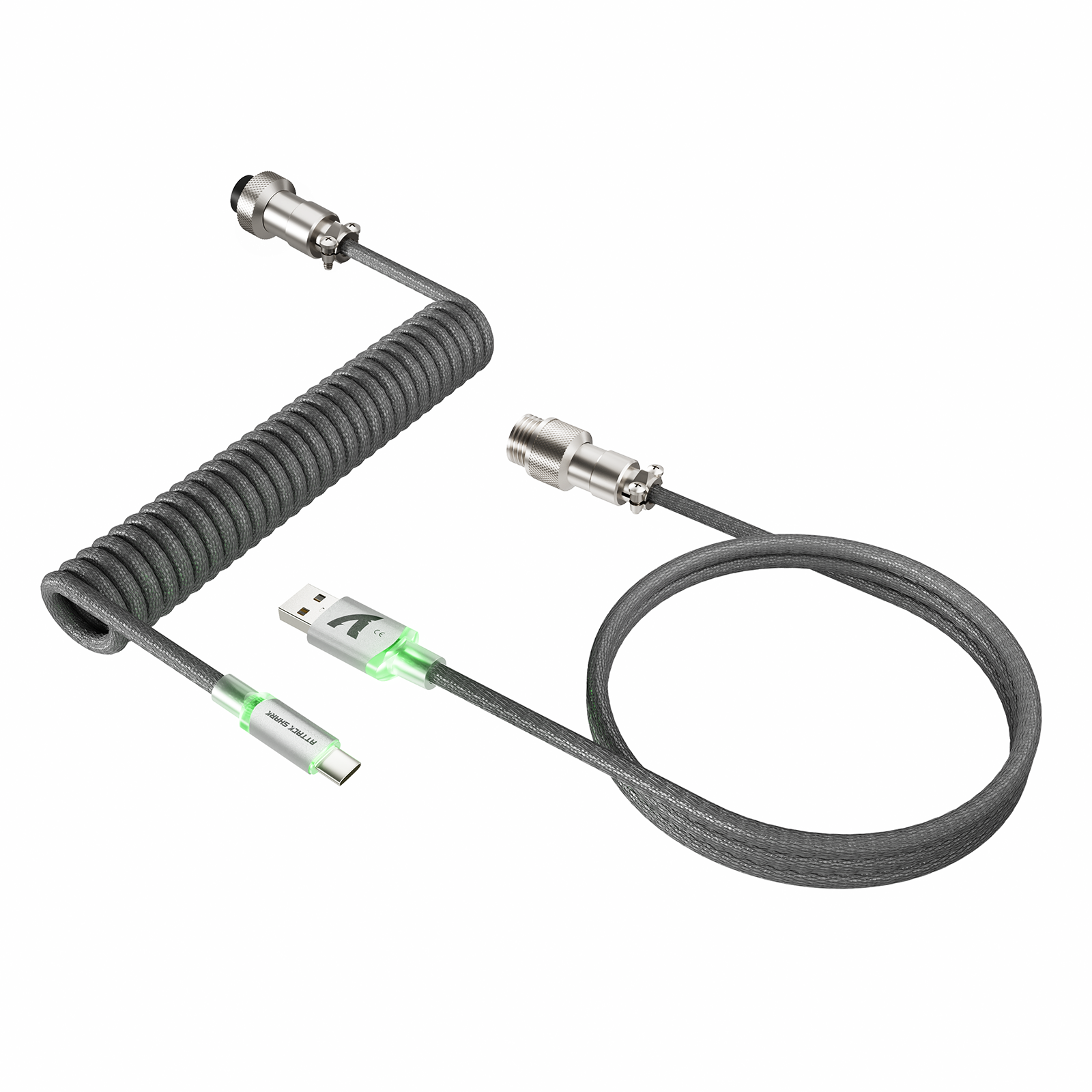 Câble enroulé ATTACK SHARK C01ULTIMATE pour clavier magnétique 8KHz