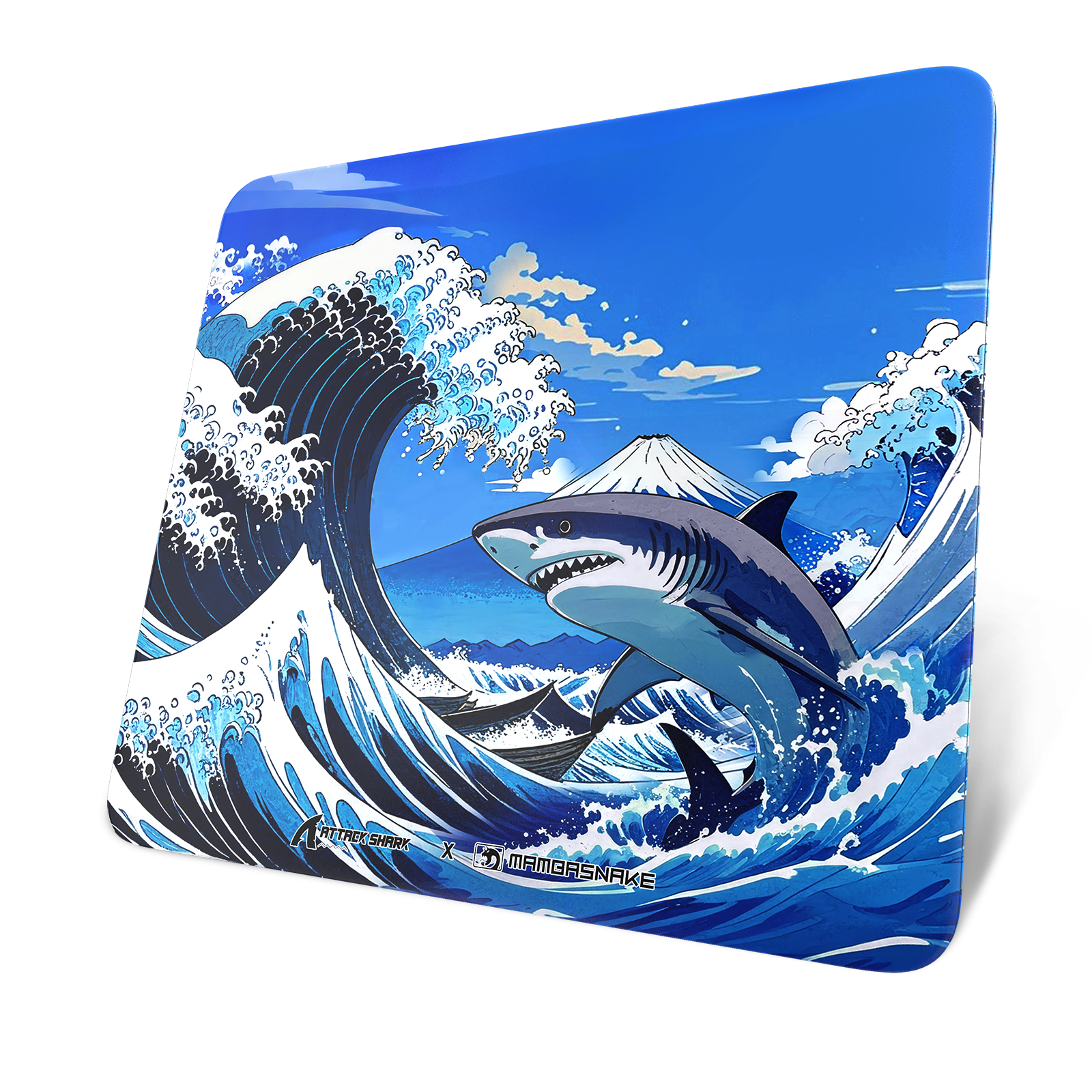 Tapis de souris gaming en verre trempé ATTACK SHARK CM05