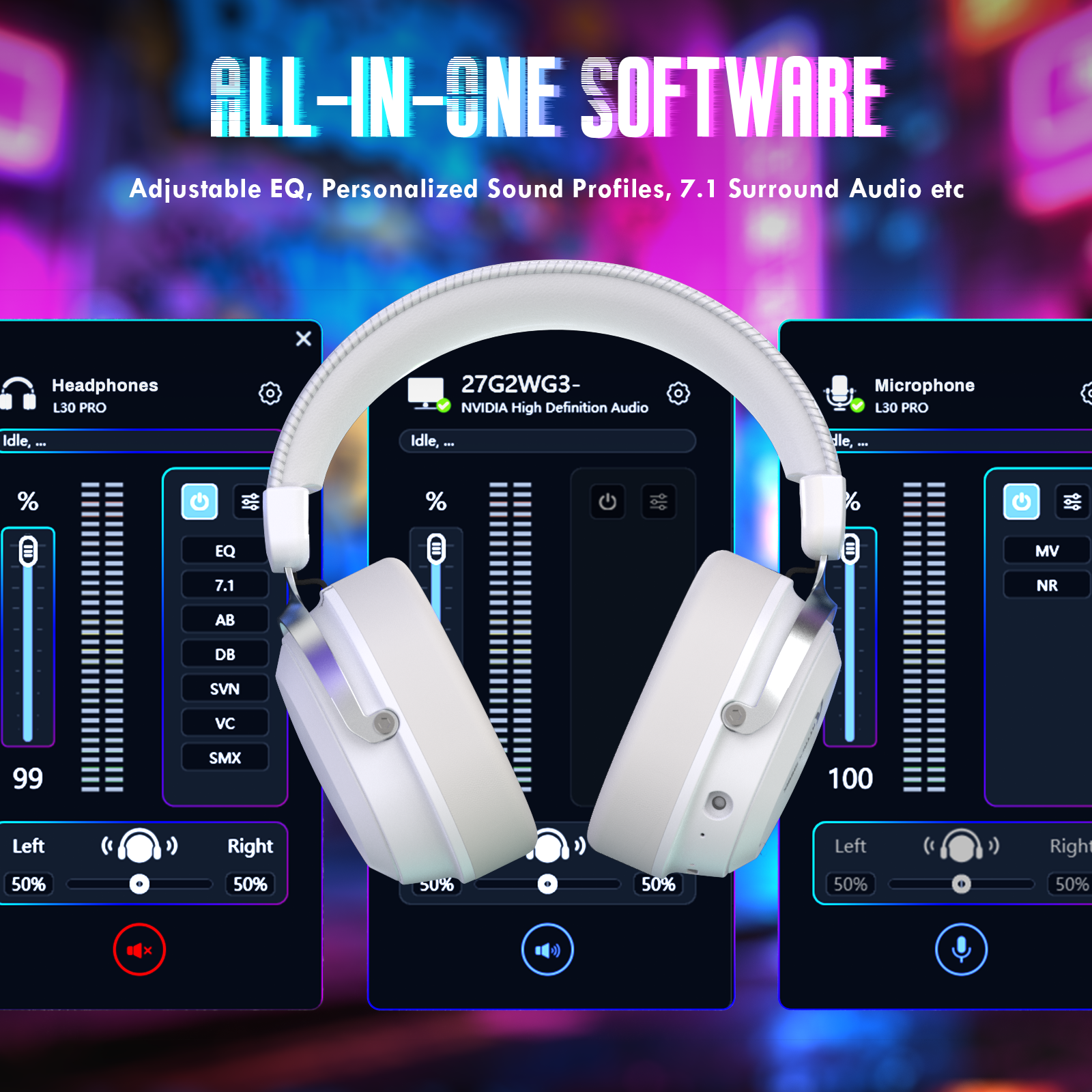 Casque de jeu sans fil ATTACK SHARK L30PRO