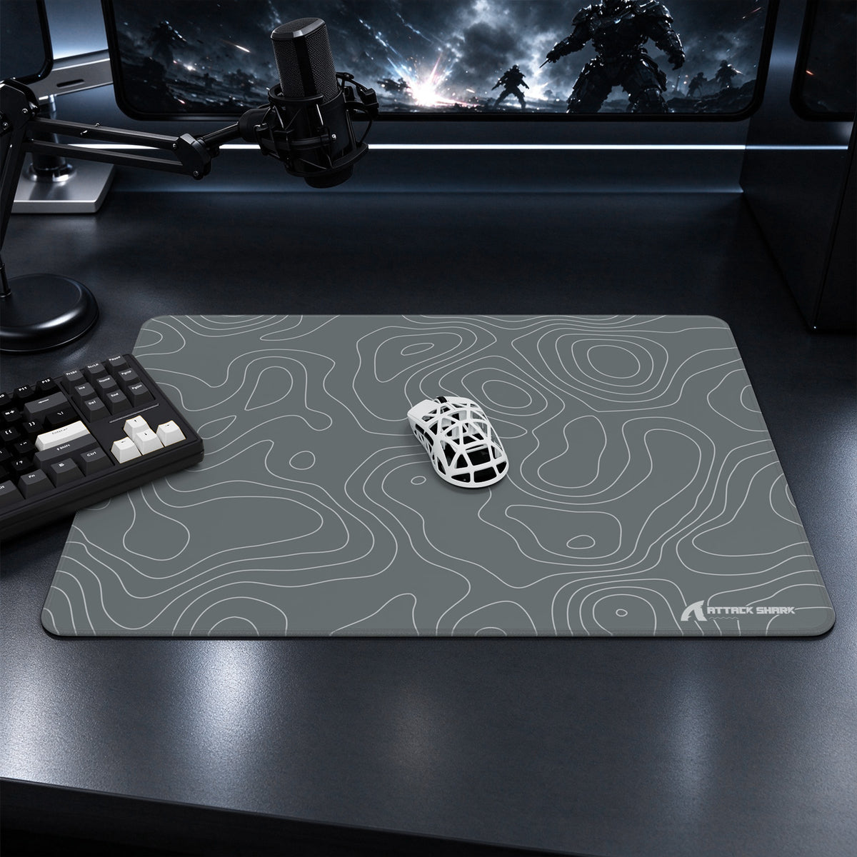 Tapis de souris gaming eSport ATTACK SHARK CM02SE (405x305x4 MM)