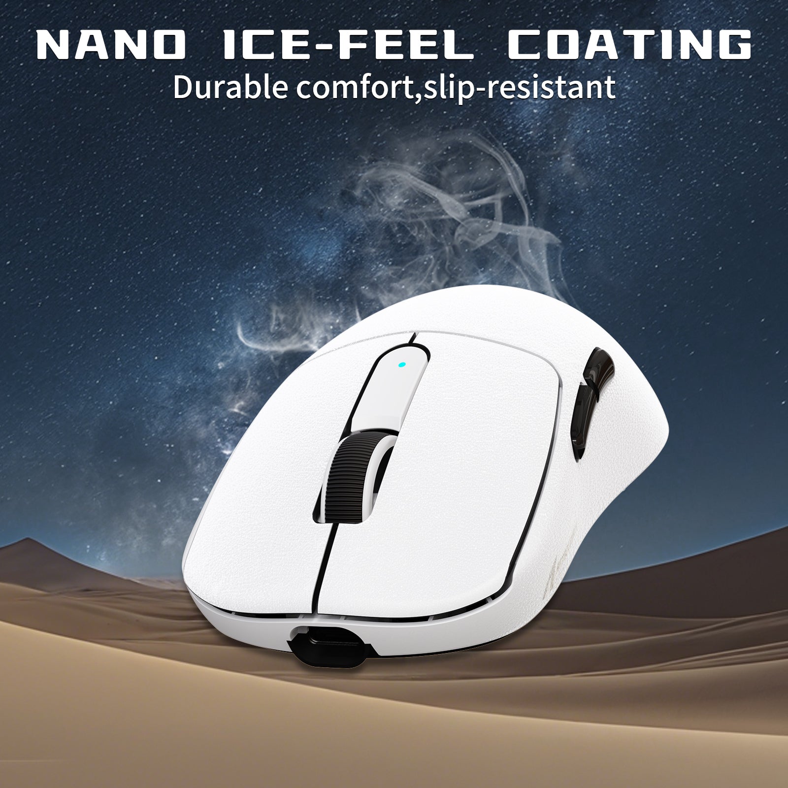 Souris de jeu sans fil ATTACK SHARK V5 8 kHz PAW3950MAX avec câble C06 Ultra