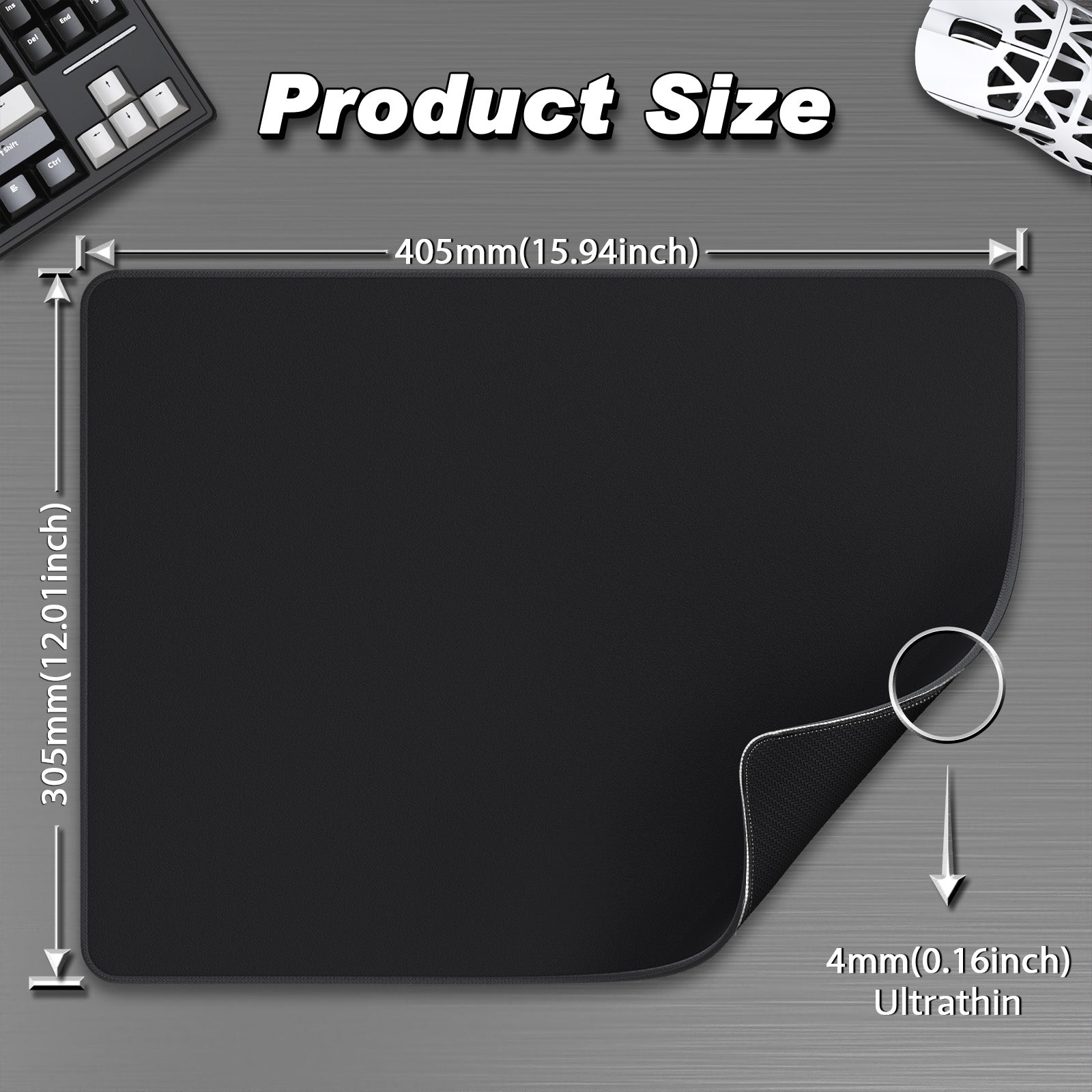 Tapis de Souris Gaming eSport ATTACK SHARK CM02SE (410x310x4 MM)