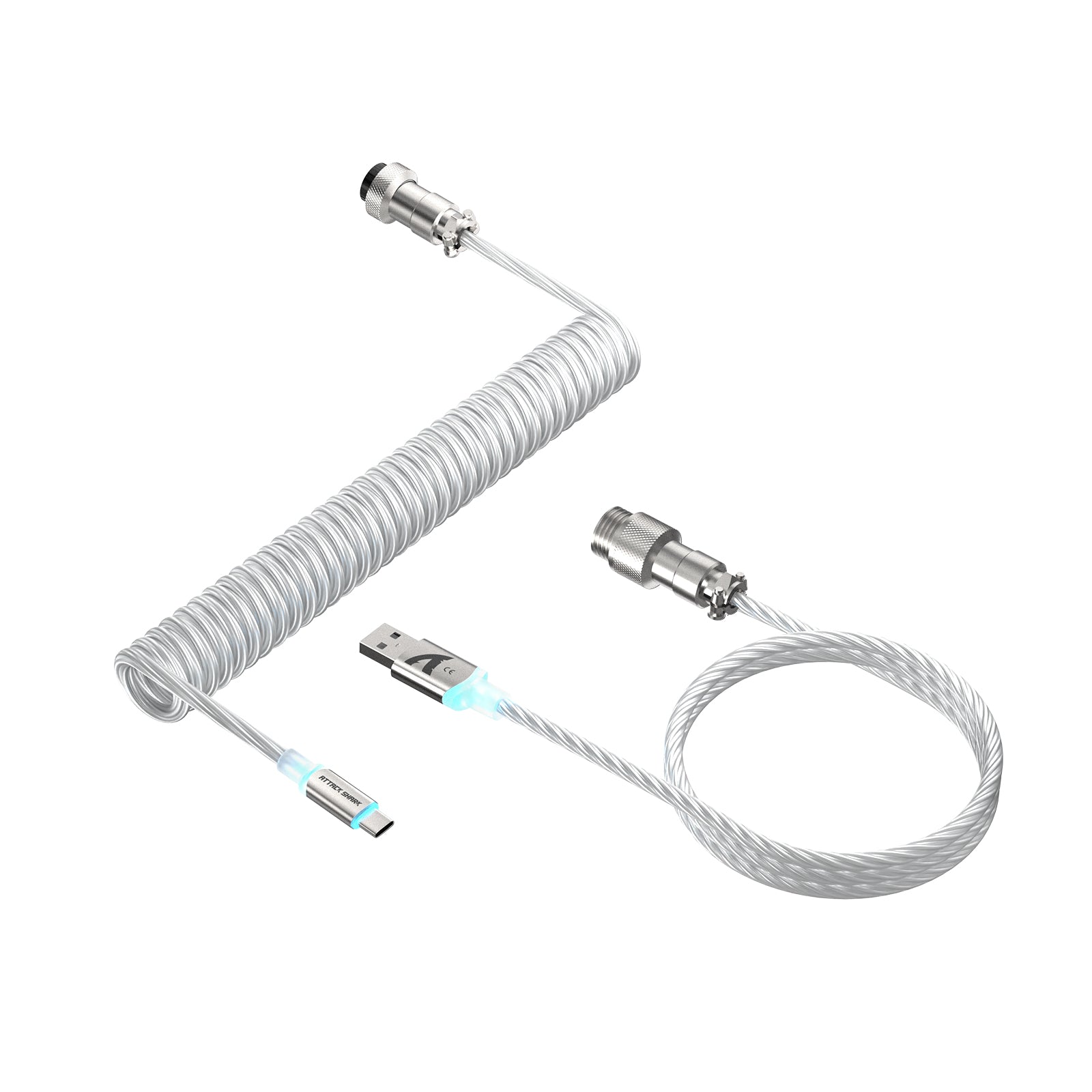 Câble aviator personnalisé ATTACK SHARK C01Ultra pour clavier magnétique 8KHz
