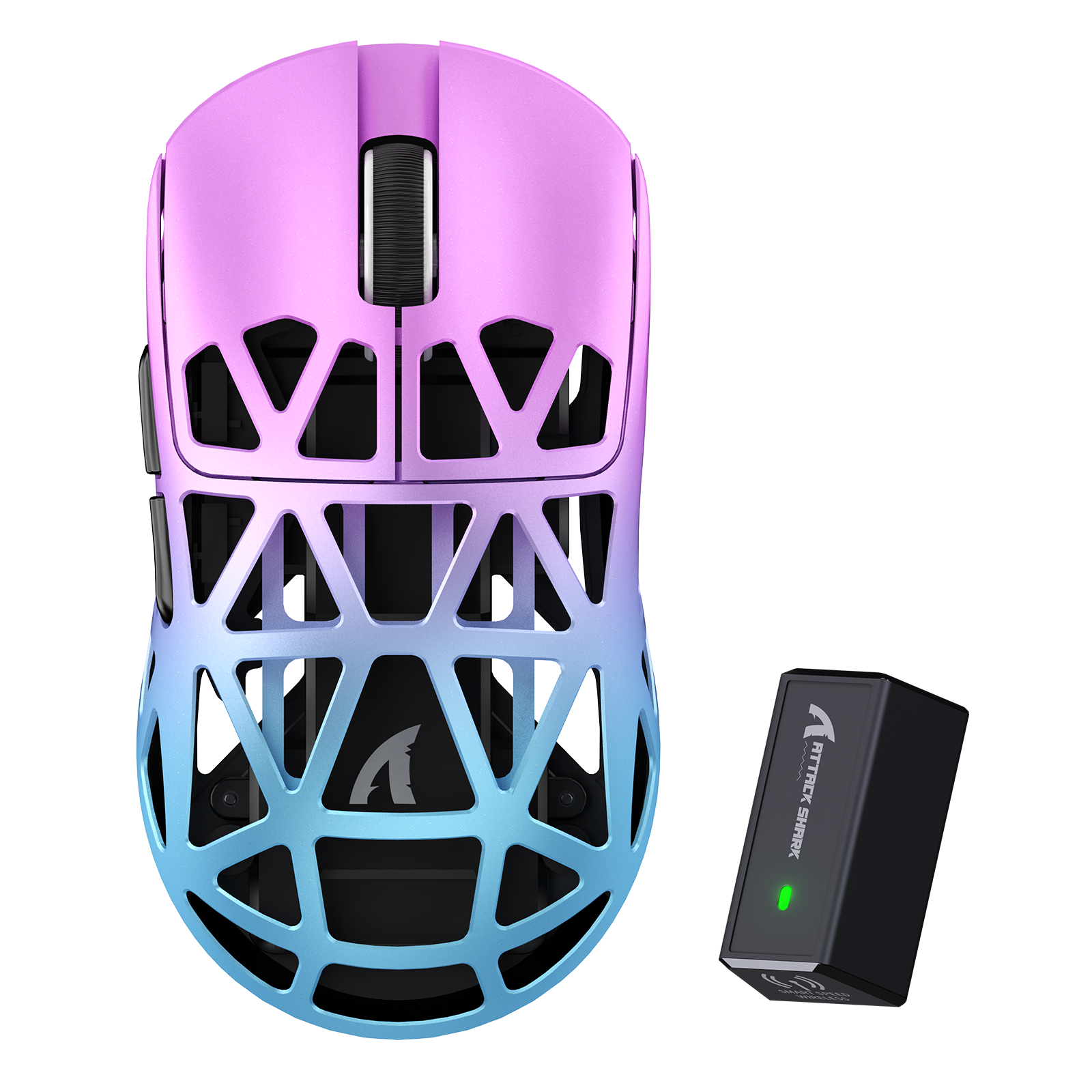 ATTACK SHARK R2 Souris de jeu en alliage de magnésium PAW3950 8K (station de charge non incluse)