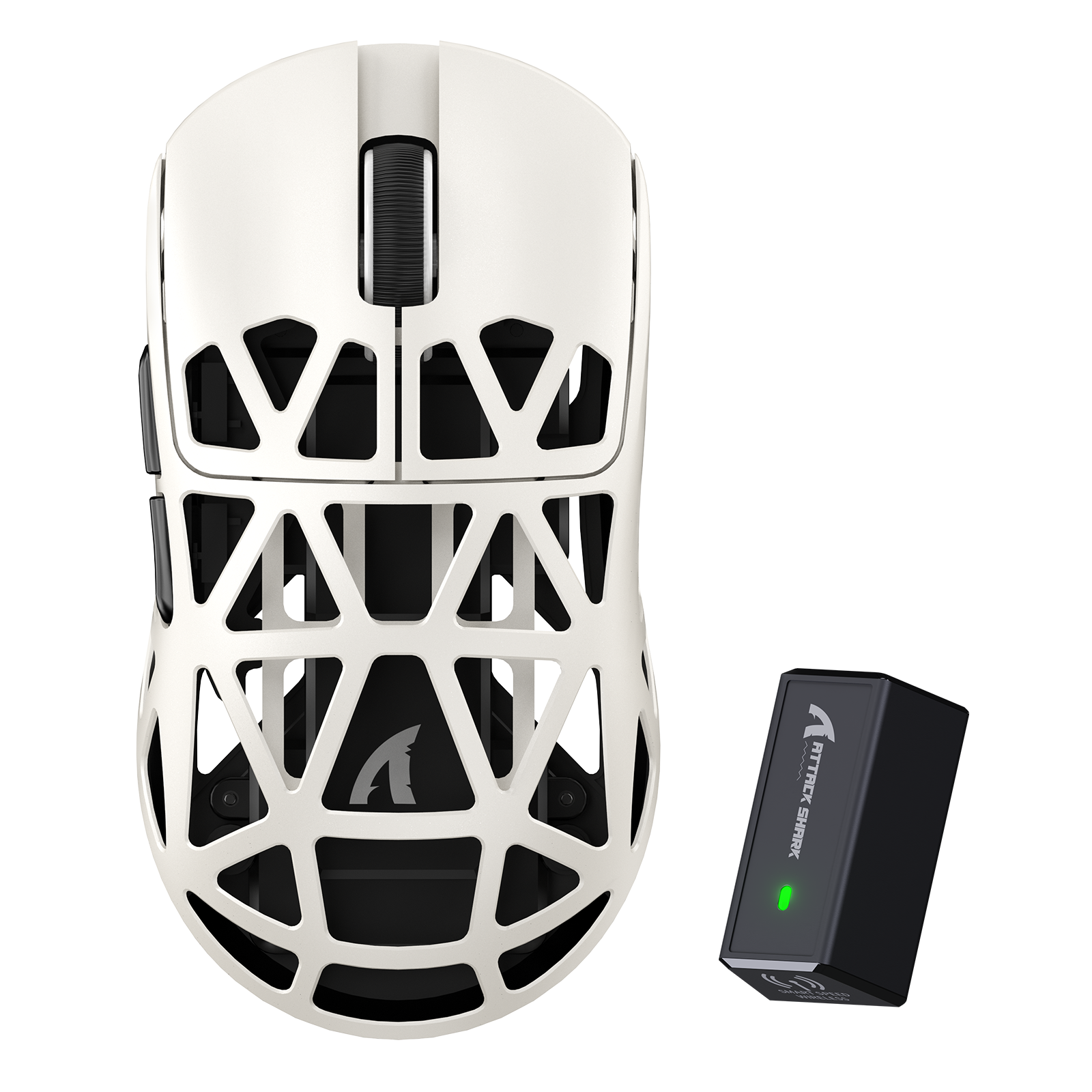 ATTACK SHARK R2 Souris de jeu en alliage de magnésium PAW3950 8K (station de charge non incluse)