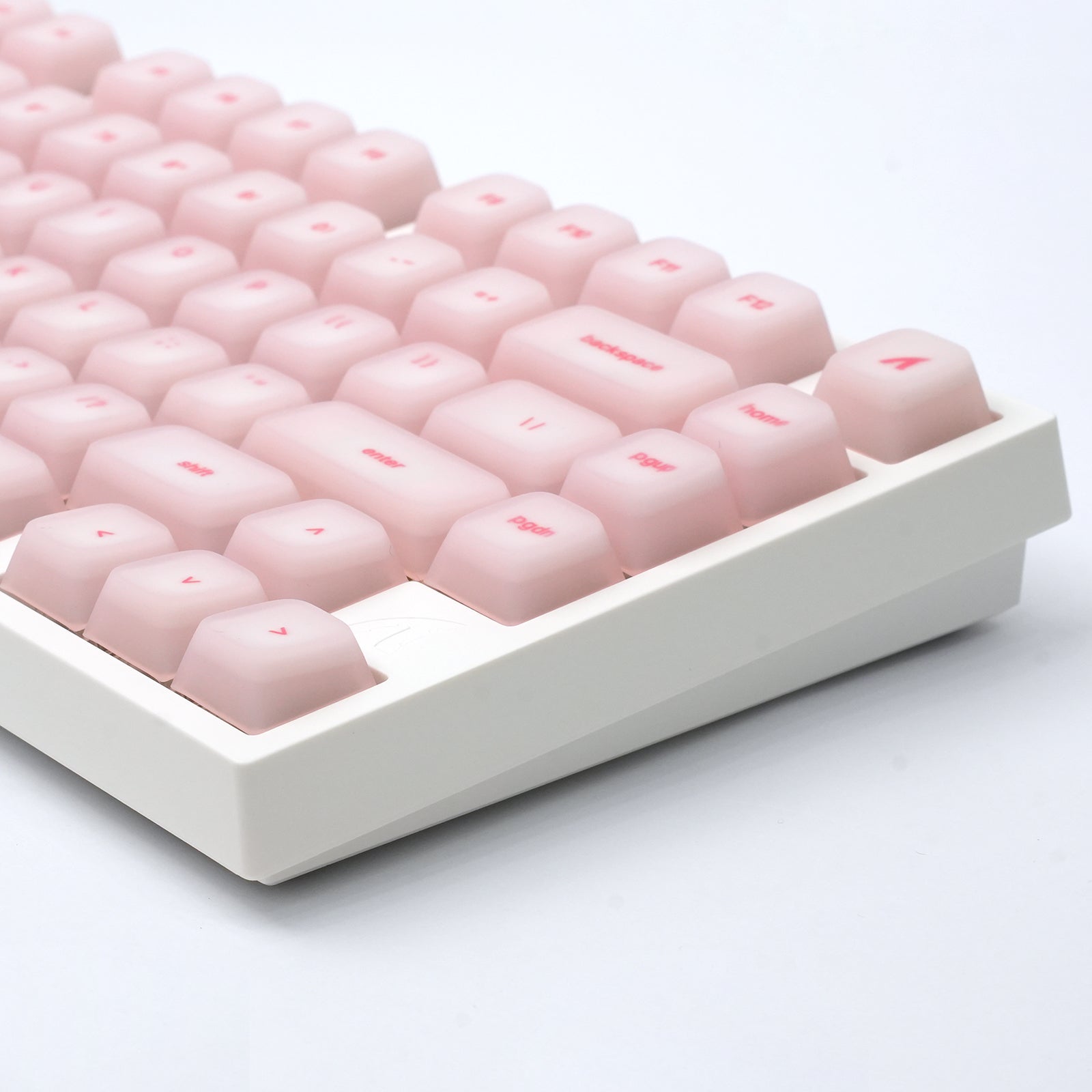 ATTACK SHARK SK01 Ensemble de 113 touches avec capuchons en silicone, profil Cherry, ANSI, rose