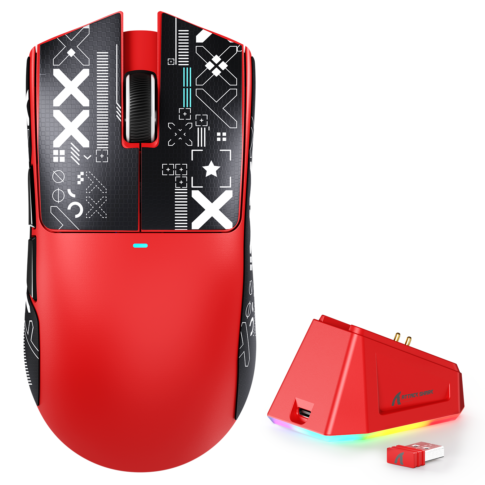 Souris de jeu sans fil ATTACK SHARK X11 avec station de charge