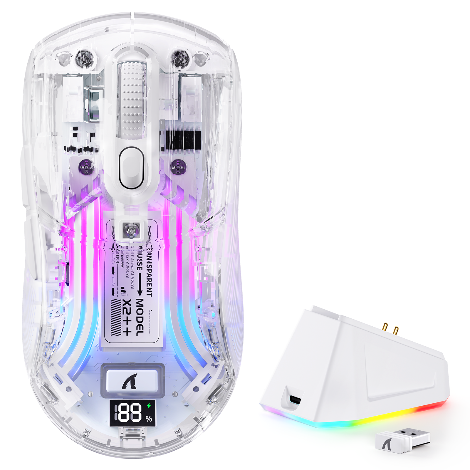 Souris de jeu sans fil ATTACK SHARK X2PRO avec station de charge