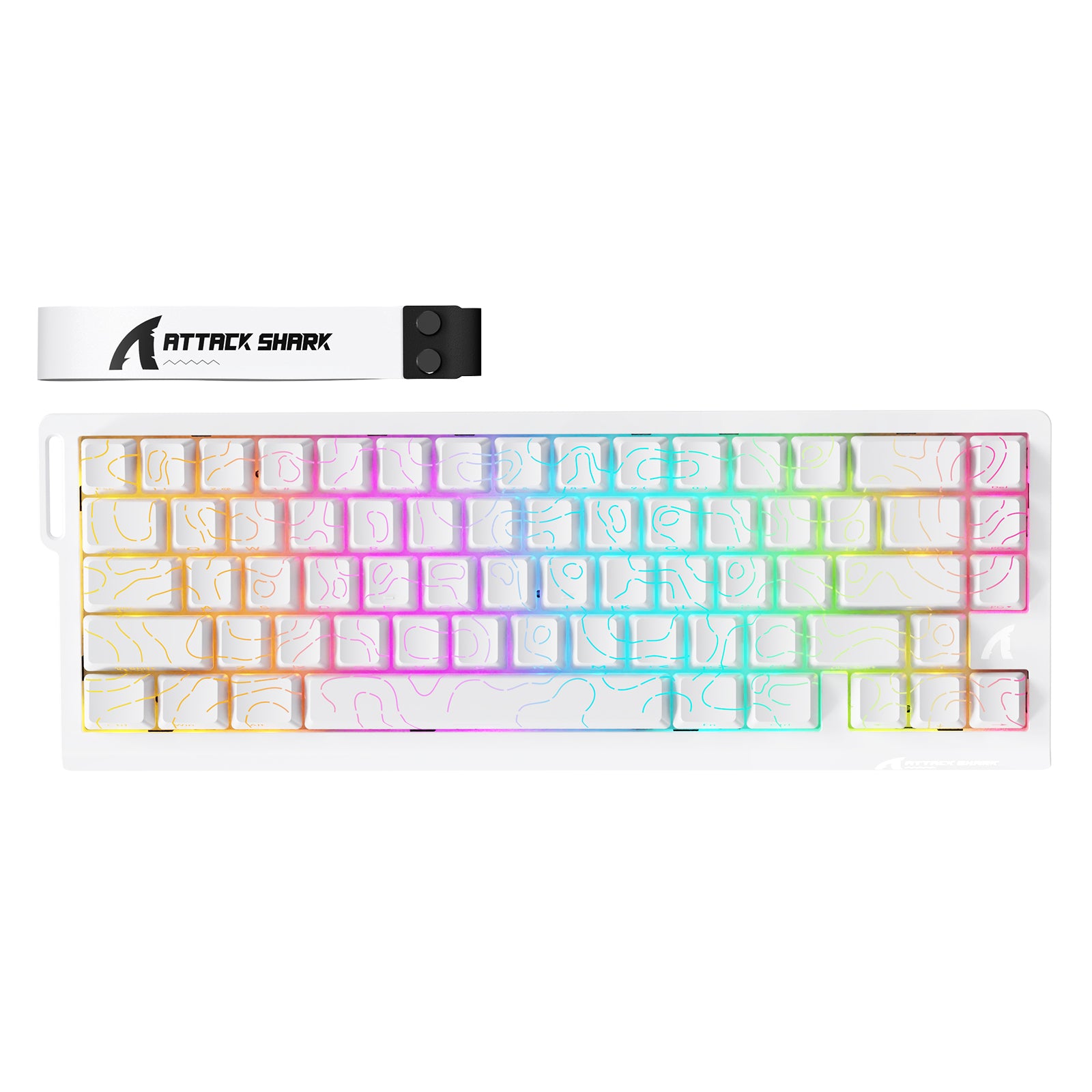 ATTACK SHARK X68PRO HE Clavier à déclenchement rapide sans fil avec switch magnétique