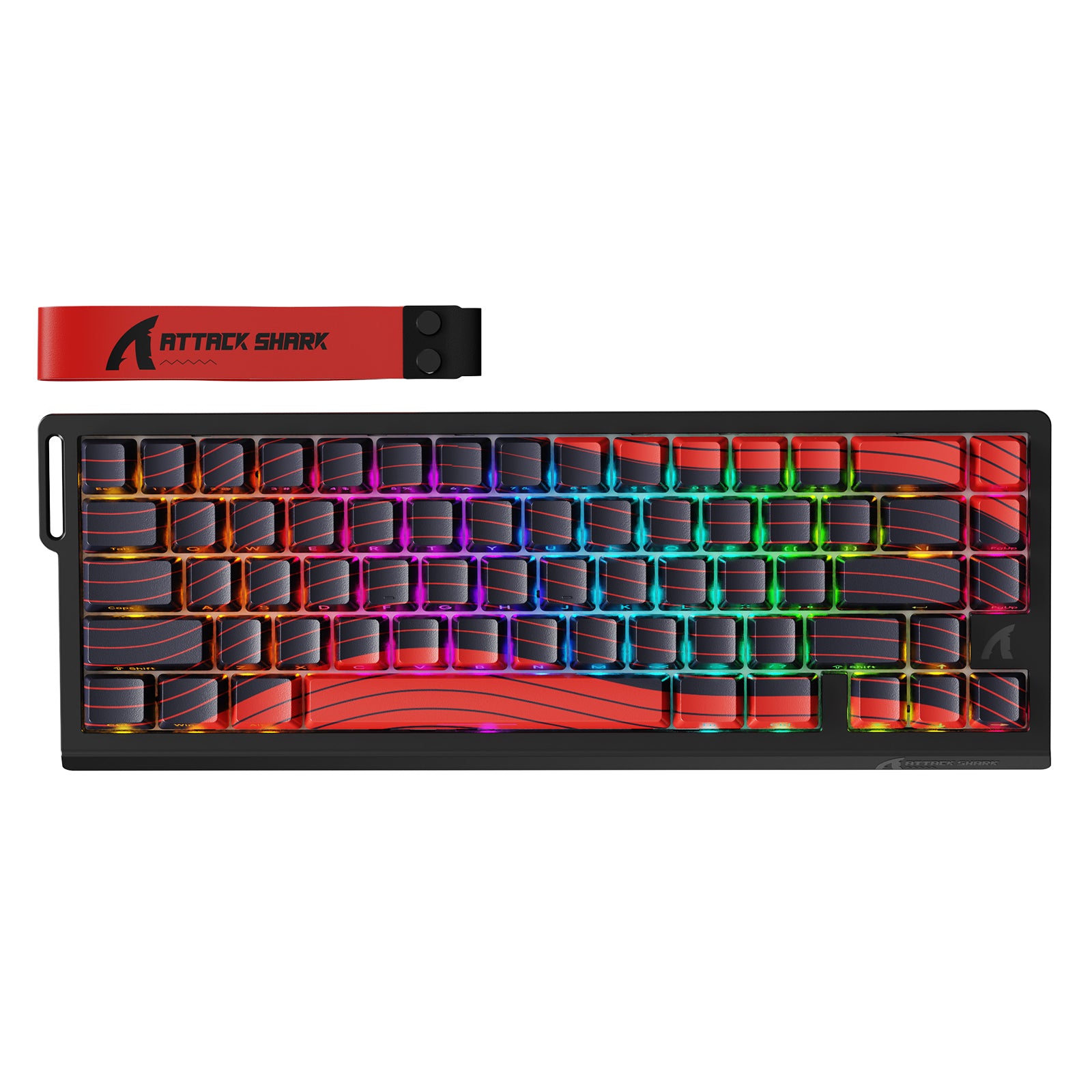 ATTACK SHARK X68PRO HE Clavier à déclenchement rapide sans fil avec switch magnétique