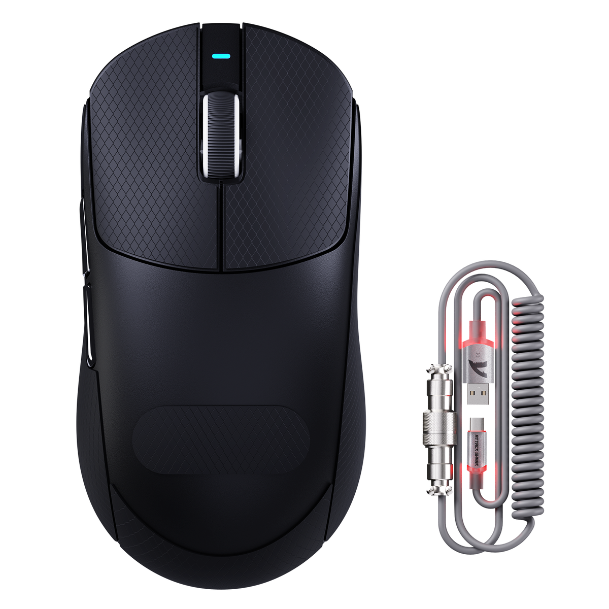 Souris de jeu sans fil tri-mode ATTACK SHARK X8 PLUS avec câble C06 ULTRA