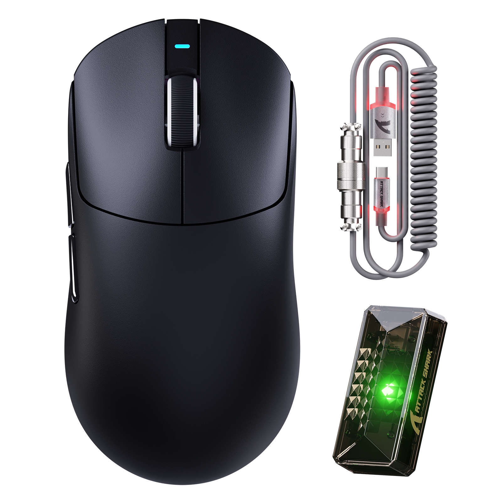 Souris de jeu sans fil ATTACK SHARK X8 Ultra 8KHz avec câble C06 Ultra