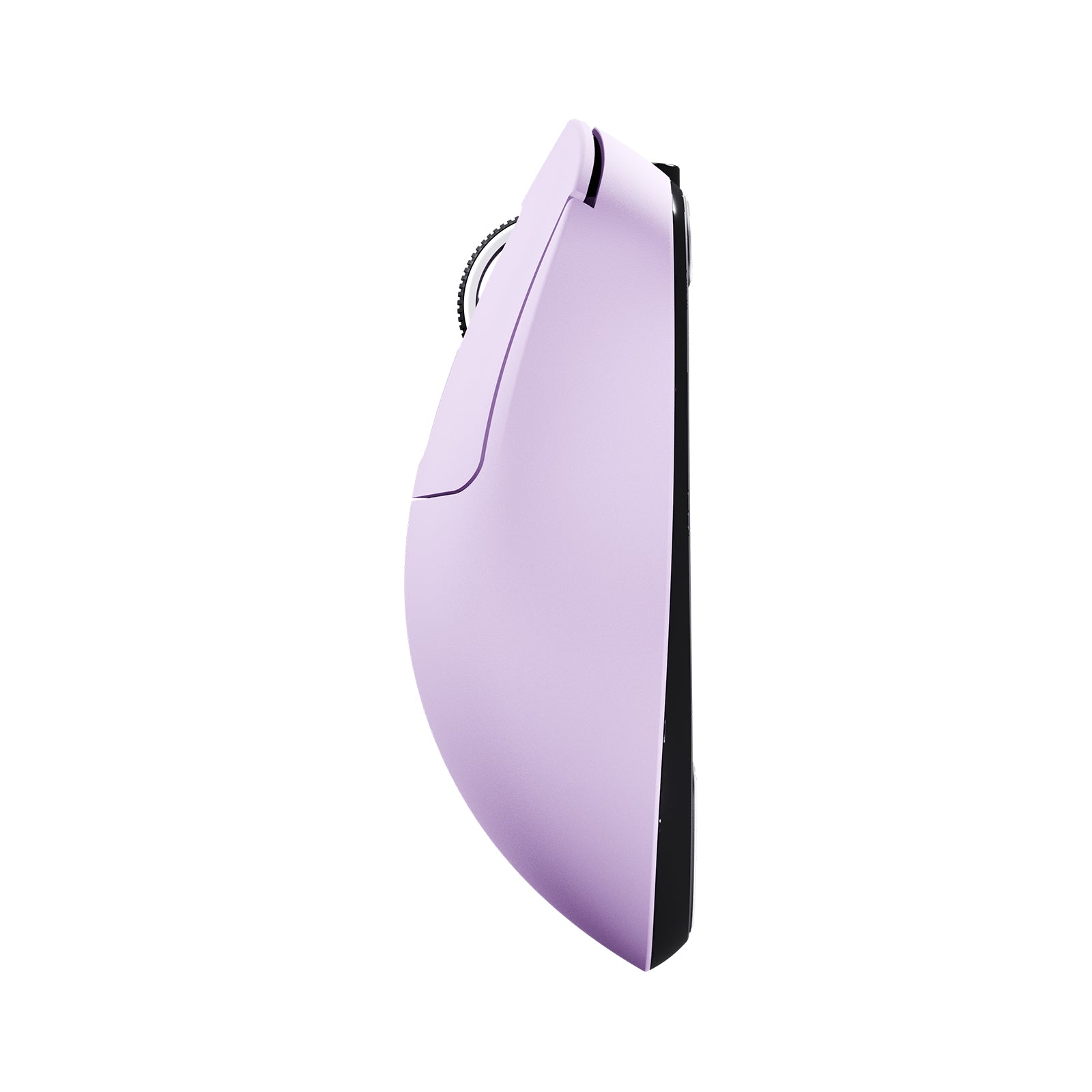 ATTACK SHARK X3 Wireless Gaming Mouse, Lavender side profile, ergonomic design