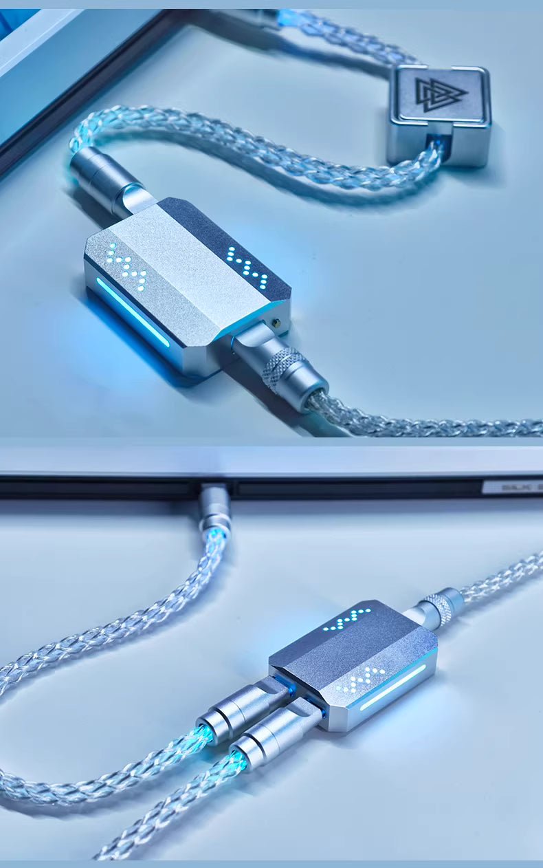 ATTACK SHARK C07 PRO 2-In 1 Type C Cable for 8KHz Gaming Keyboard/Mouse