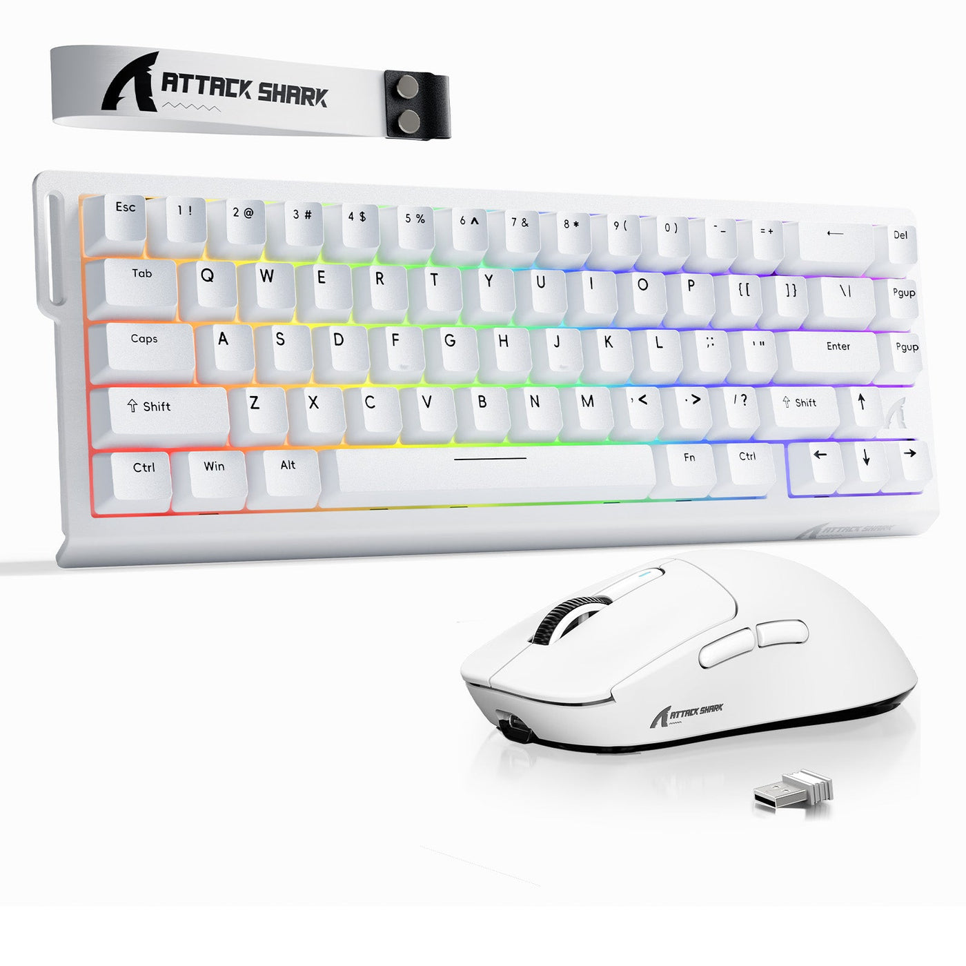 Editorial hero image showing a wireless gaming keyboard and mouse bundle for a comparison of buying peripherals together or separately.
