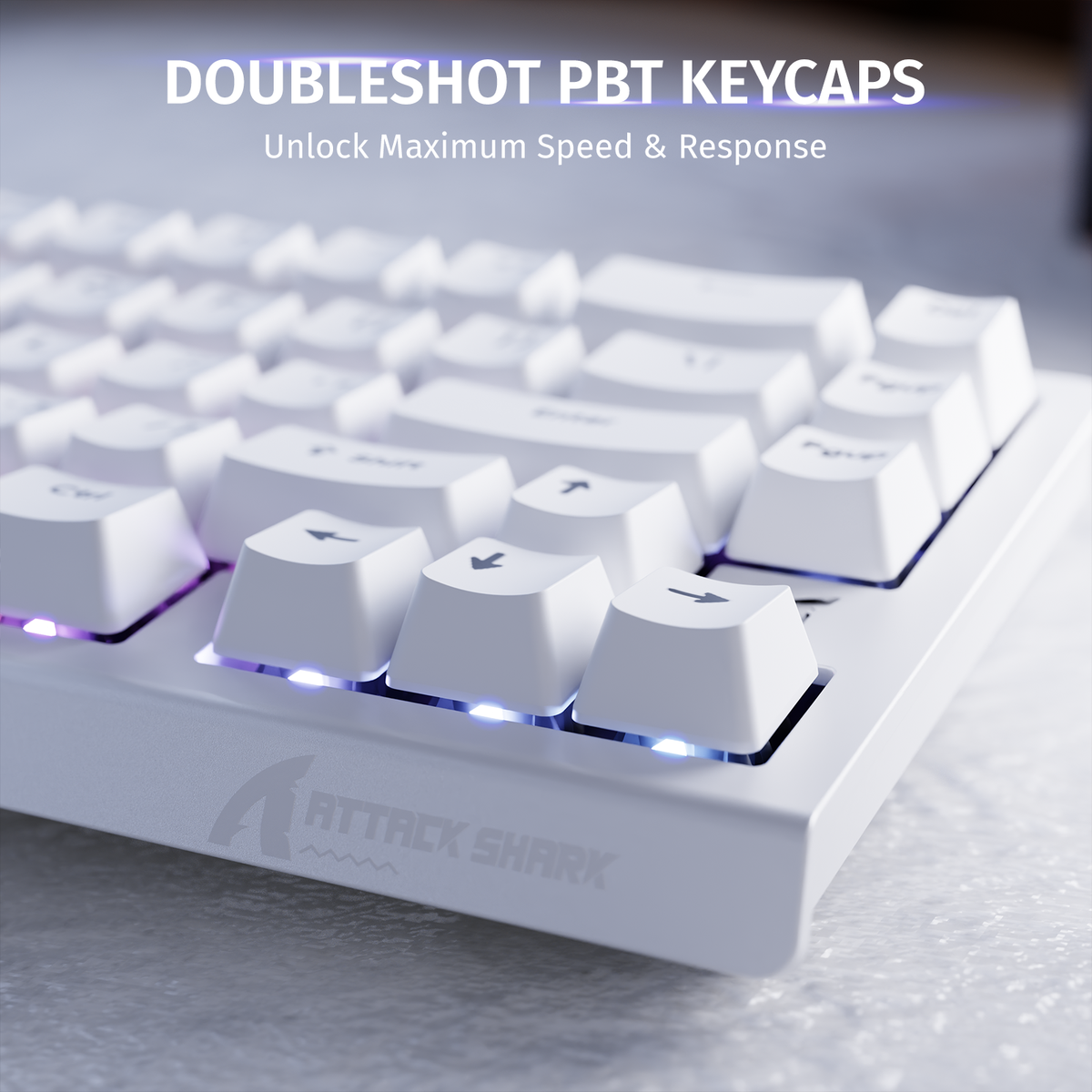ATTACK SHARK X68 HE Clavier à déclenchement rapide avec switch magnétique