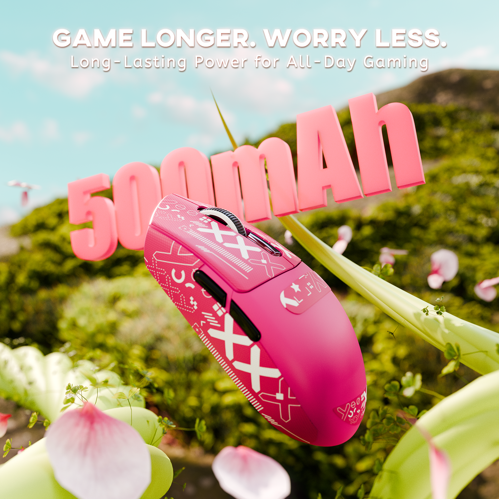 Souris de jeu sans fil tri-mode ATTACK SHARK G3 25 000 DPI ultra légère