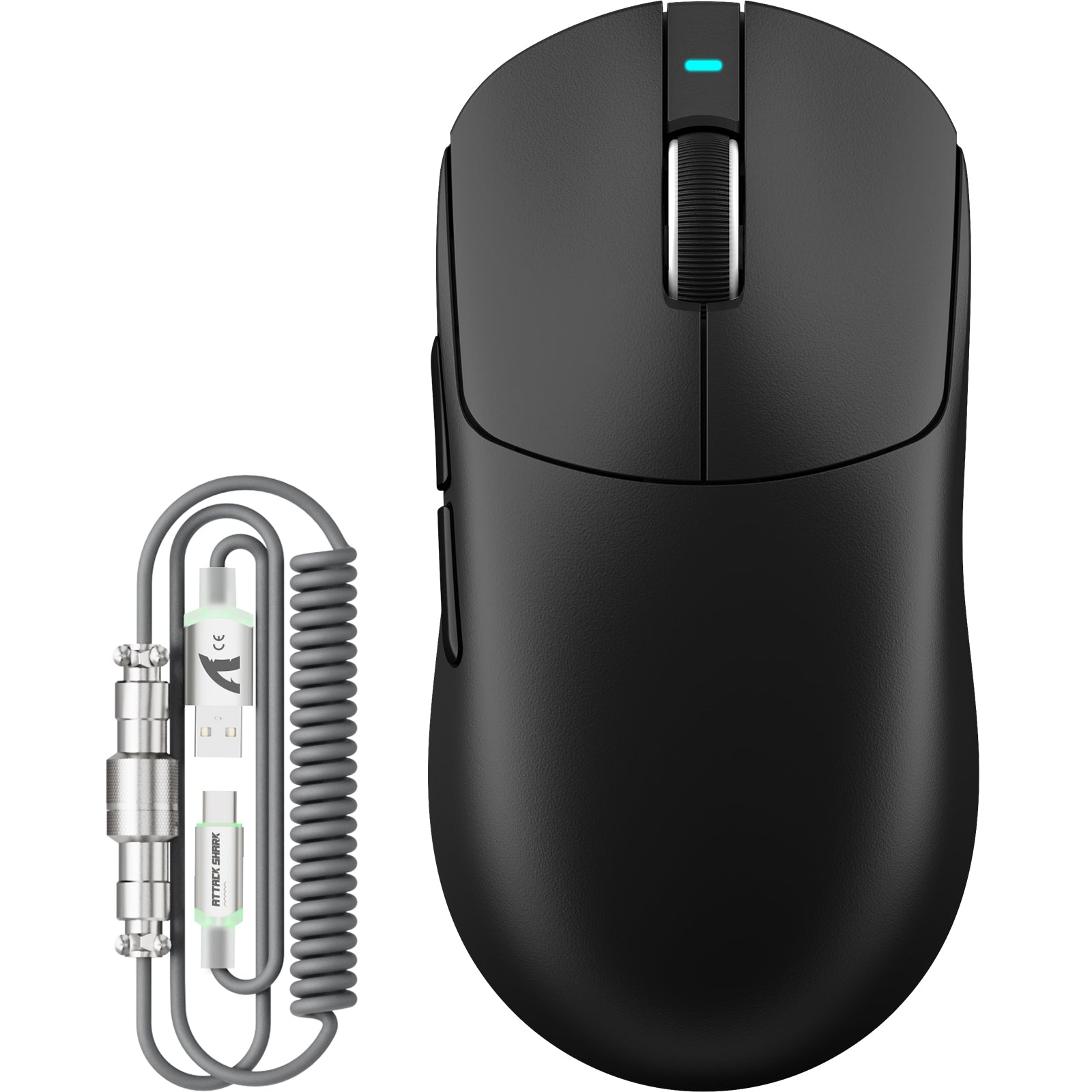 Souris de jeu sans fil tri-mode ATTACK SHARK X8PLUS avec câble C06 ULTRA